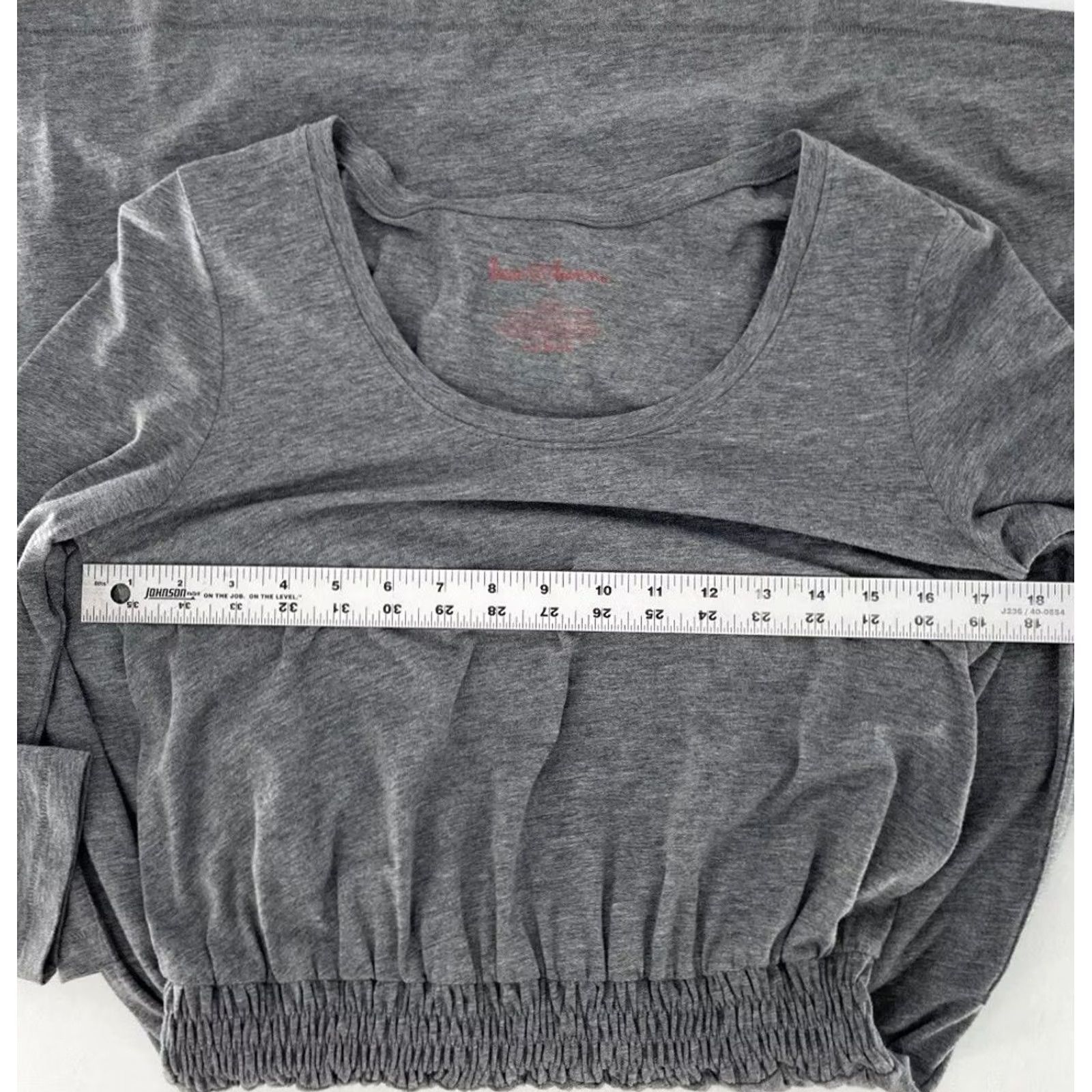 Vintage Love Hanna Women's Gray Shirt Dress Size Small Cinched Waist Peru Size S / US 4 / IT 40 - 7 Thumbnail