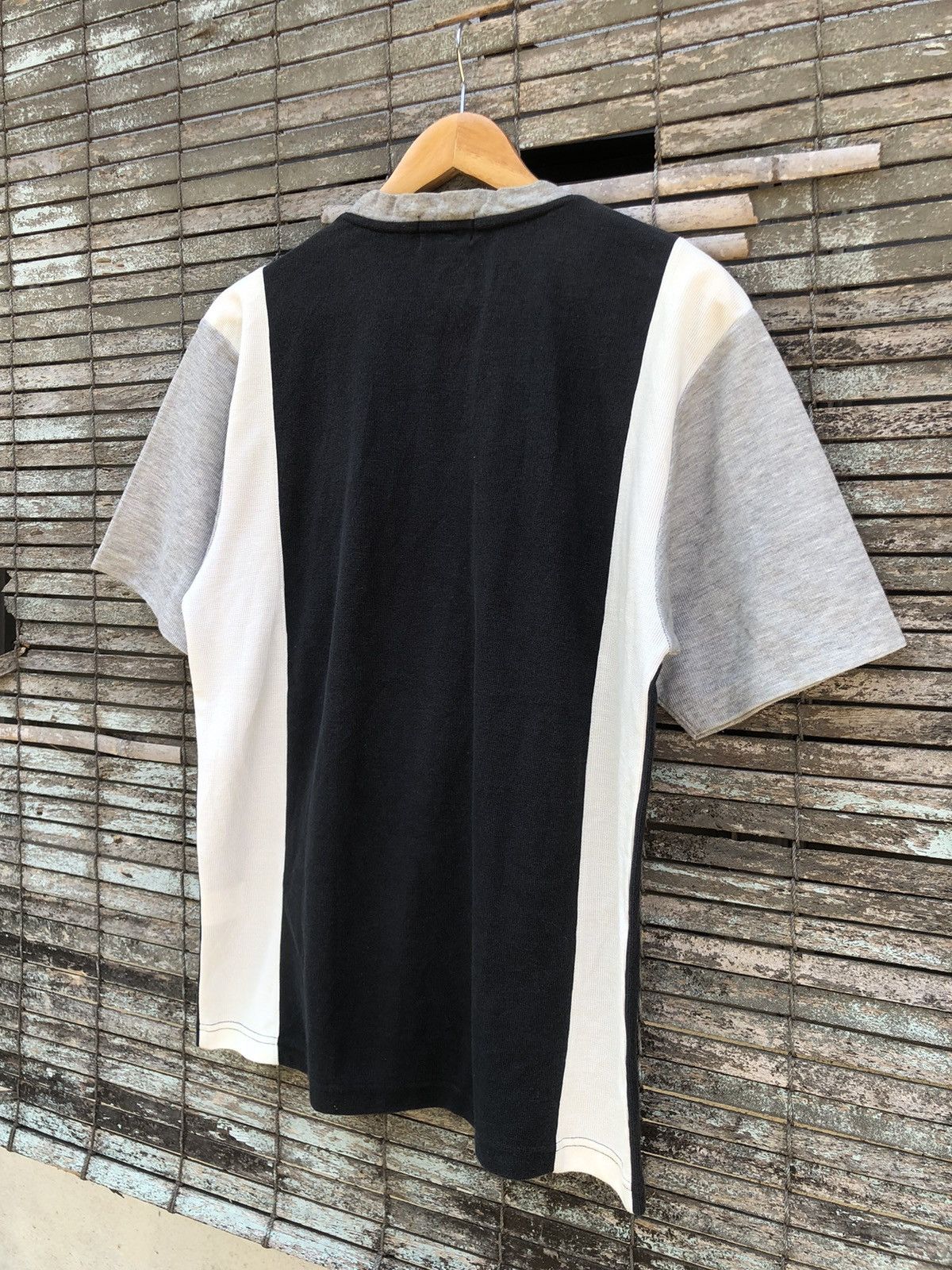 MCM Vintage 90s MCM Legere Single Pocket Colour Block Tshirt Size US L / EU 52-54 / 3 - 10 Thumbnail