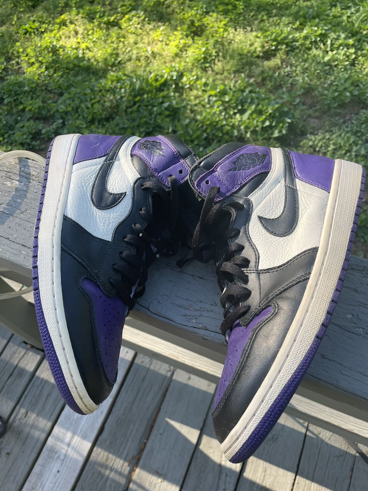 Jordan 1 court purple 1.0 Sz 10.5