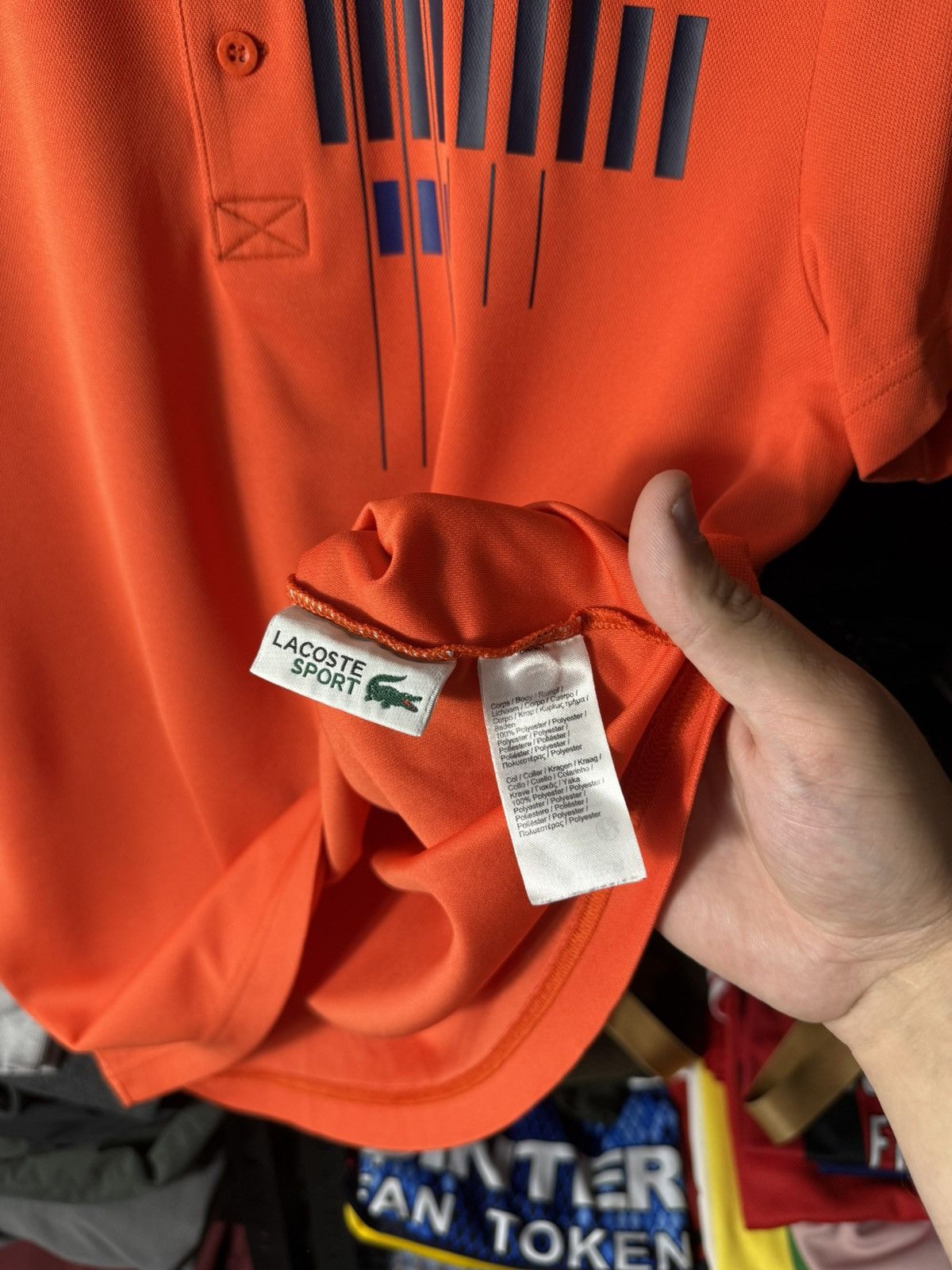 Lacoste Lacoste Sport Novak Djokovic Tennis Polo Shirt Orange Size M Size US M / EU 48-50 / 2 - 9 Thumbnail