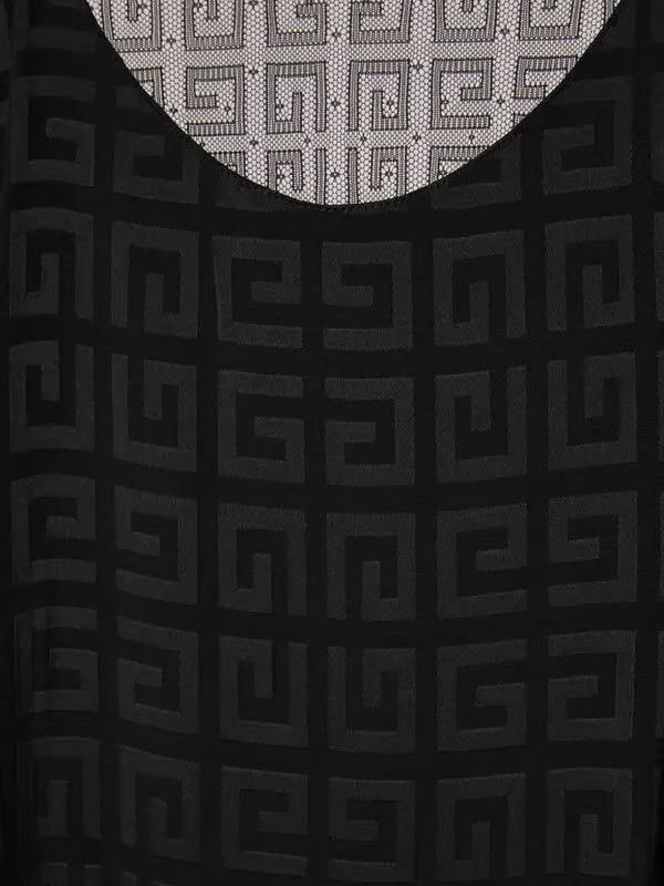 Givenchy o1y0925 Midi Dress in Black Size S / US 4 / IT 40 - 3 Thumbnail