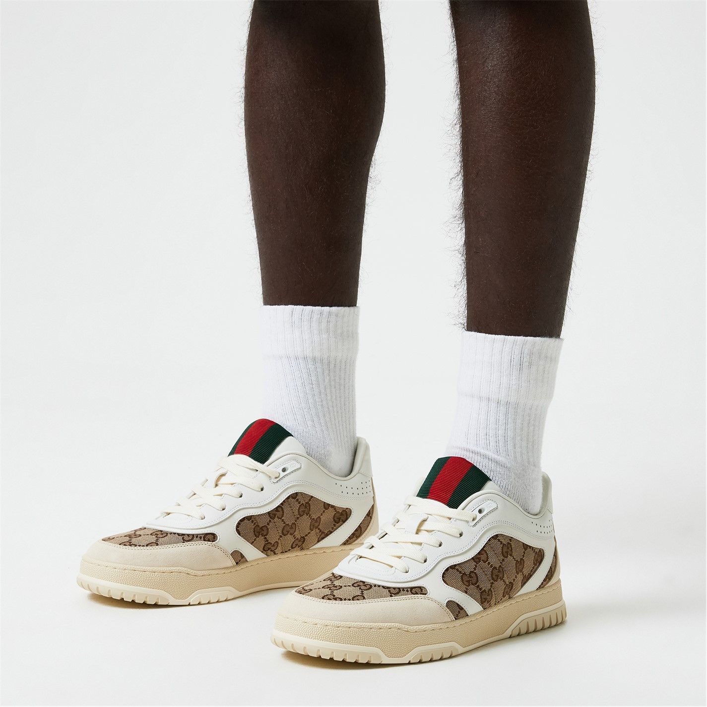 Gucci GUCCI Re-Web Sneakers Size US 8 / EU 41 - 2 Thumbnail