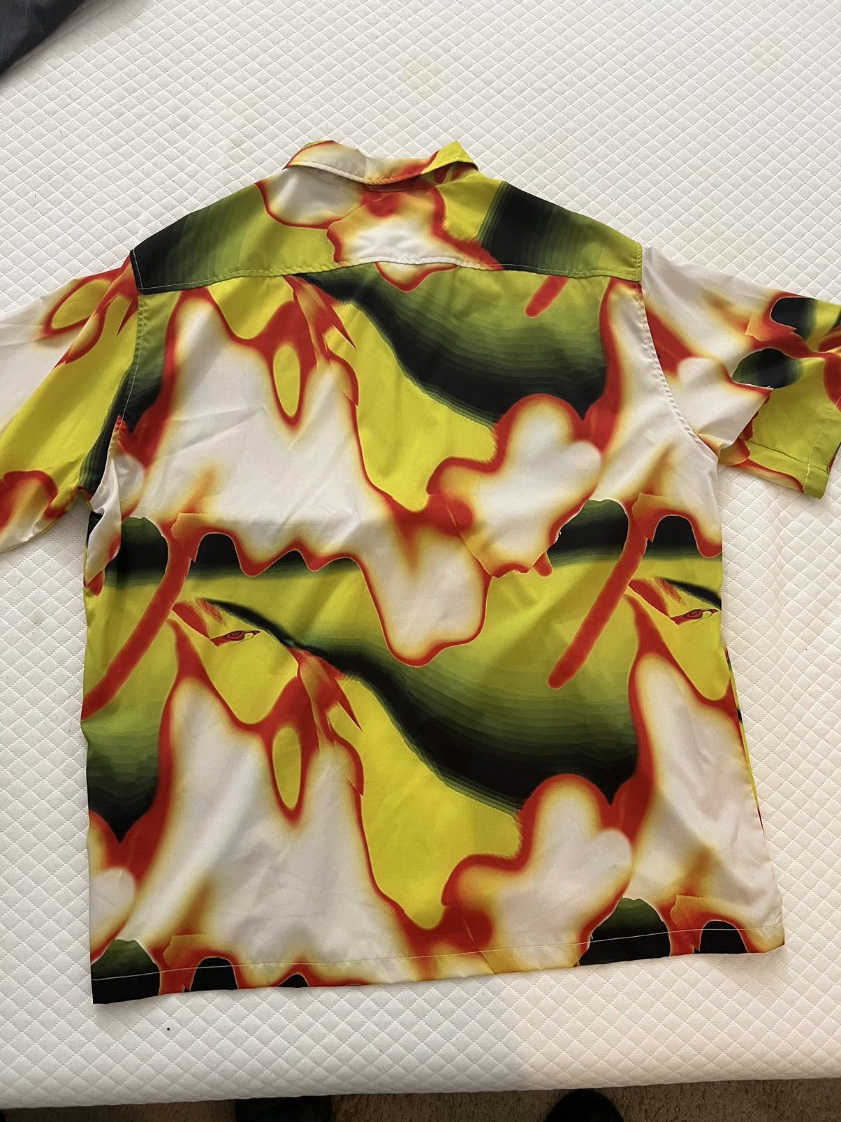 Rhude × Zara Rhude x Zara neon button up shirt 2022 collection Size US XL / EU 56 / 4 - 5 Thumbnail