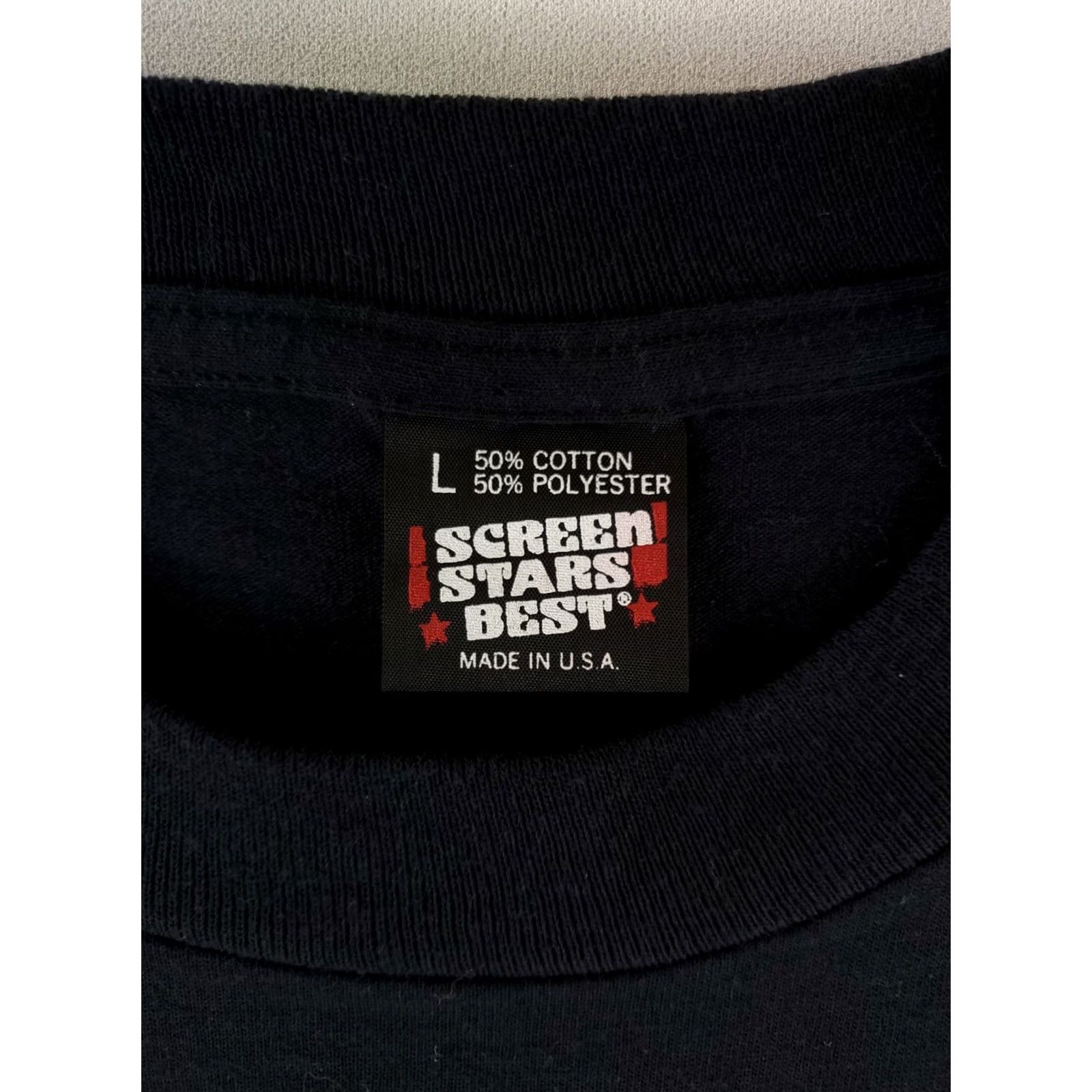Vintage VINTAGE Waylon Jennings T Shirt Black Screen Stars 90s Single Stitch Best Mens L Size US L / EU 52-54 / 3 - 5 Thumbnail