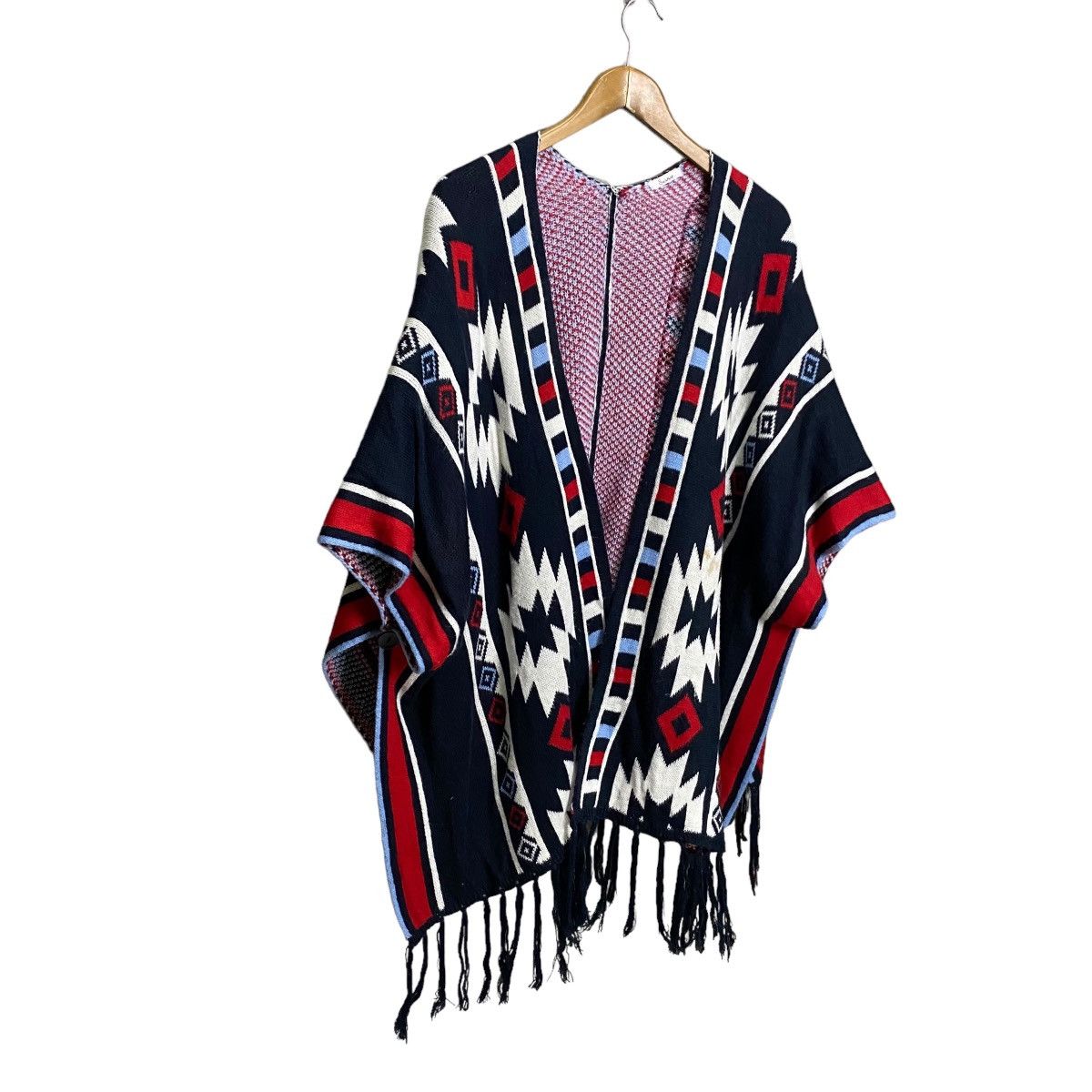 Japanese Brand Sureve Arclic native navajo poncho Size ONE SIZE - 3 Thumbnail