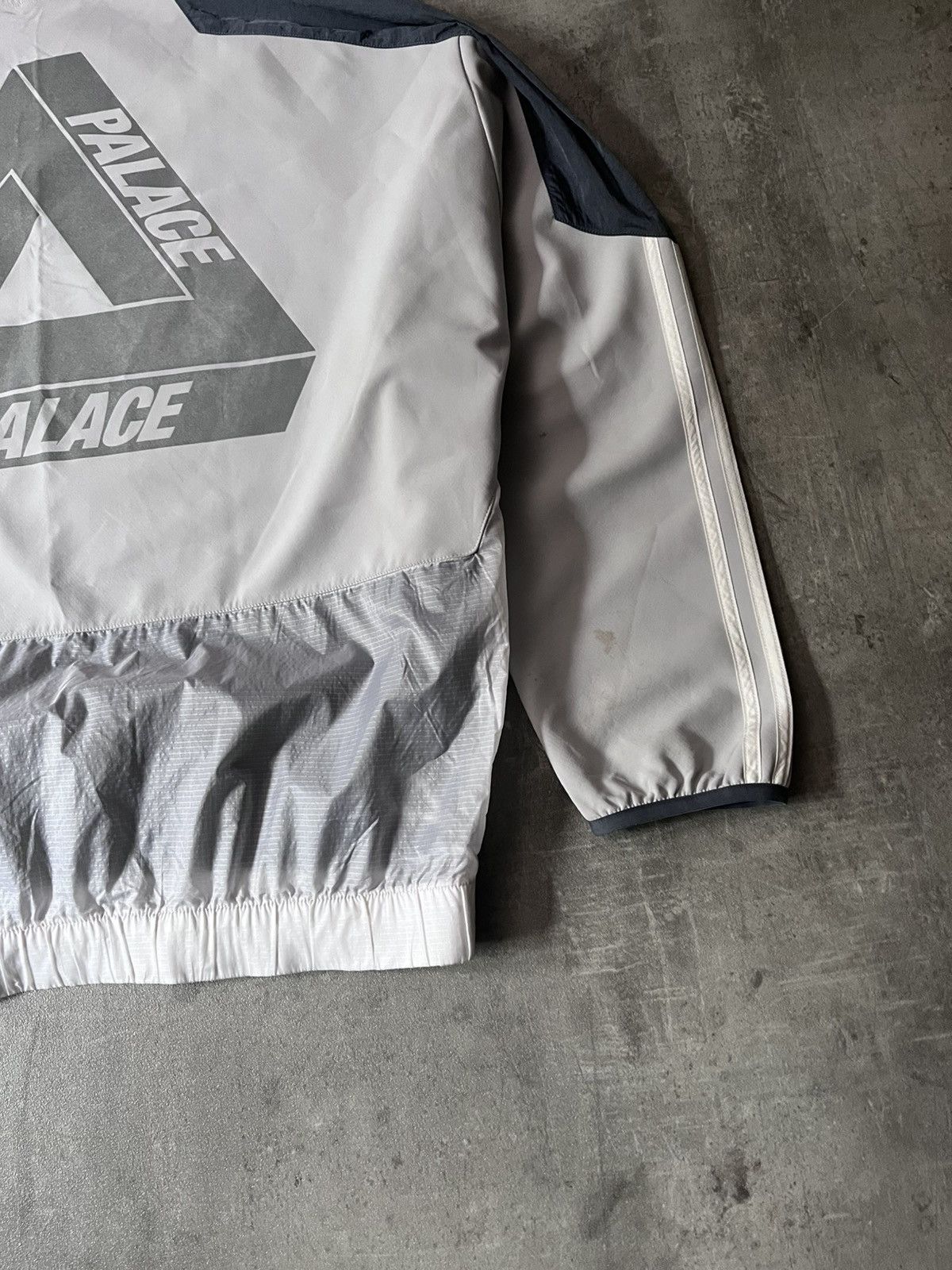 Adidas × Palace Adidas x Palace grey sport sweatshirt Size US XL / EU 56 / 4 - 3 Thumbnail