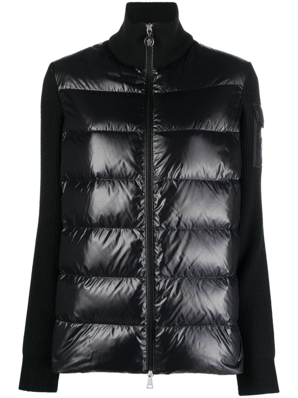 image of Moncler Tricot Cardigan Size M in Black, Women's