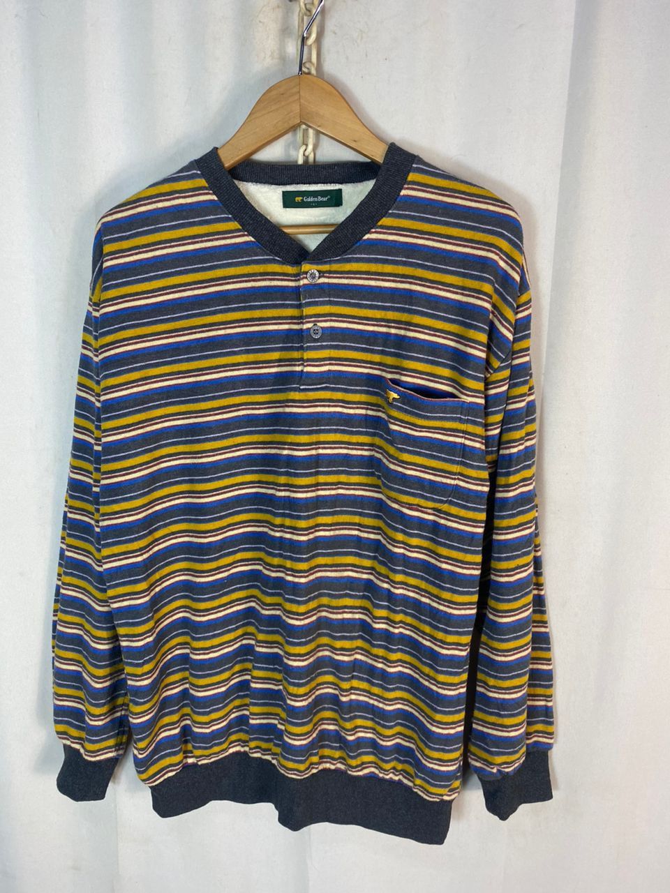 Golden Bear Golden bear small logo multicolor stripe sweatshirt Size US M / EU 48-50 / 2 - 3 Thumbnail