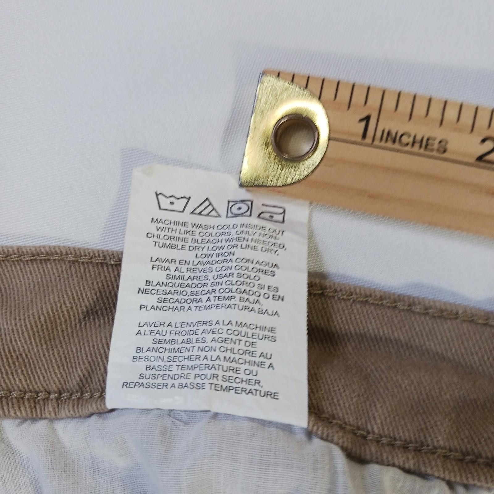 Lee Lee Relaxed Fit Womens Brown Straight Leg Jeans 16M (34×30) Size 38" / US 16 / IT 52 - 6 Thumbnail