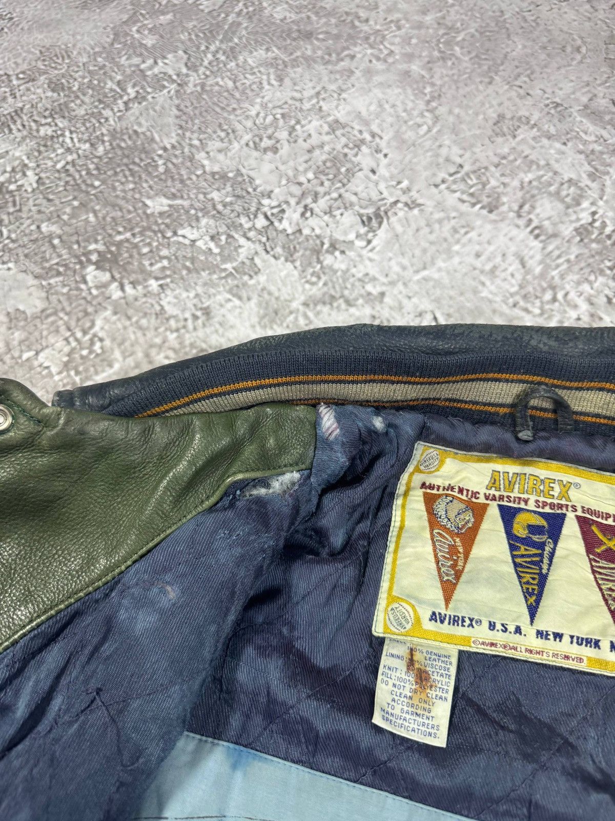 Avirex Vintage AVIREX LEAther Jacket Indian Oorang size M USA Size US M / EU 48-50 / 2 - 13 Thumbnail