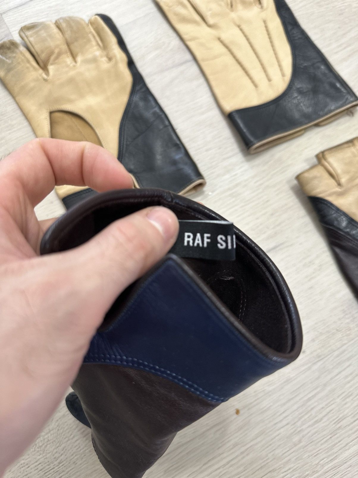 Raf Simons Raf simons runway biker gloves Size 38 - 3 Thumbnail