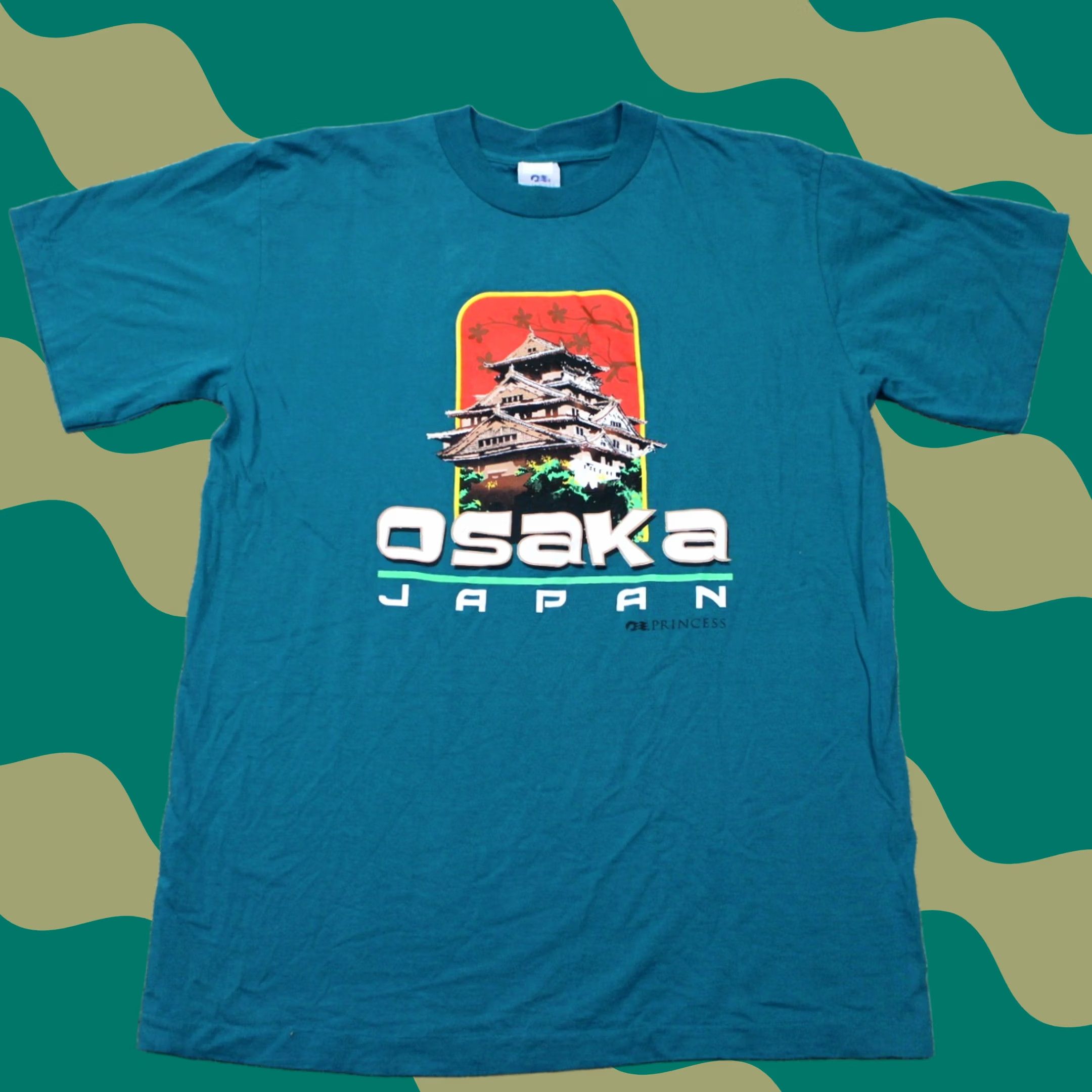 Vintage VINTAGE Osaka Japan Shirt Mens XL Blue Princess Cruises Cotton Single Stitch S/S Size US XL / EU 56 / 4 - 1 Thumbnail