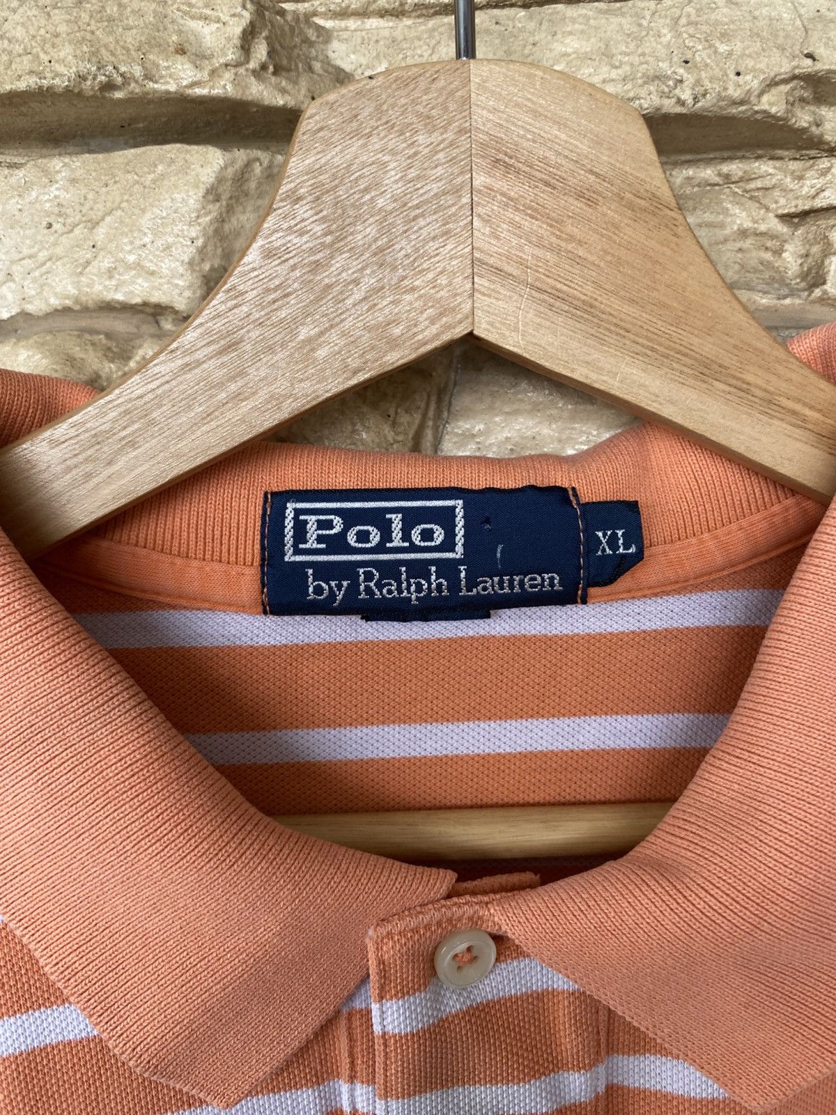 Polo Ralph Lauren Vintage Polo Ralph Lauren Stripes Polo Shirt Size US XL / EU 56 / 4 - 4 Thumbnail