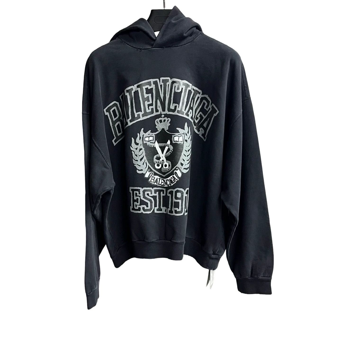 Balenciaga Balenciaga DIY College Logo Hoodie XS Size US XS / EU 42 / 0 - 1 Thumbnail