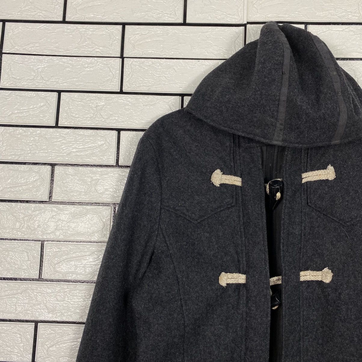 PPFM 📌Wool Duffle Cropped Jacket Punk PPFM Japan Size US L / EU 52-54 / 3 - 8 Thumbnail