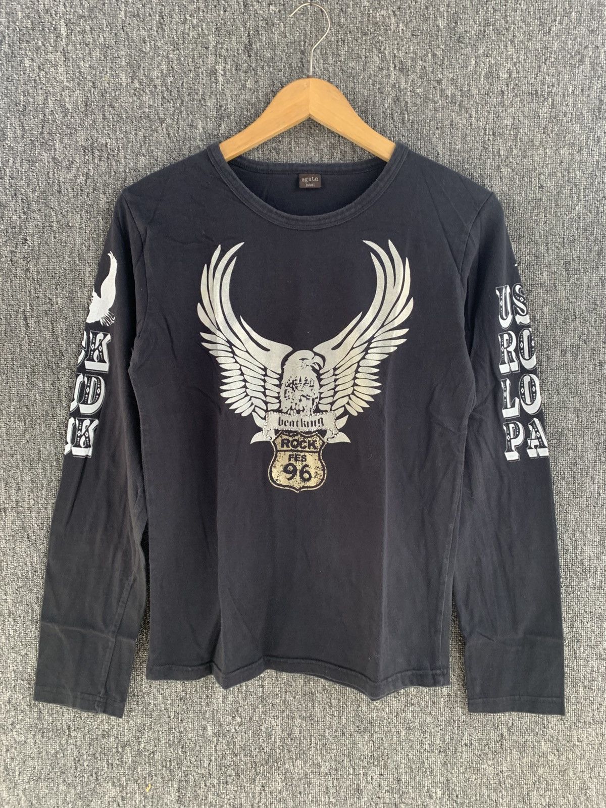 Agate Label US Rock Loud Pank 96 Long Sleeve Ifsixwas Style
