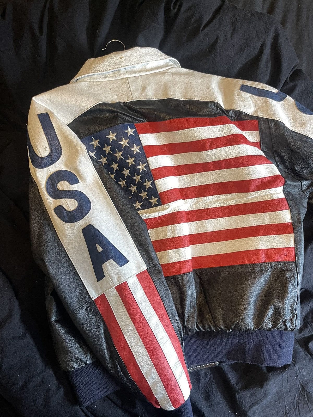 Michael Hoban USA LEATHER JACKET Size US L / EU 52-54 / 3 - 4 Thumbnail