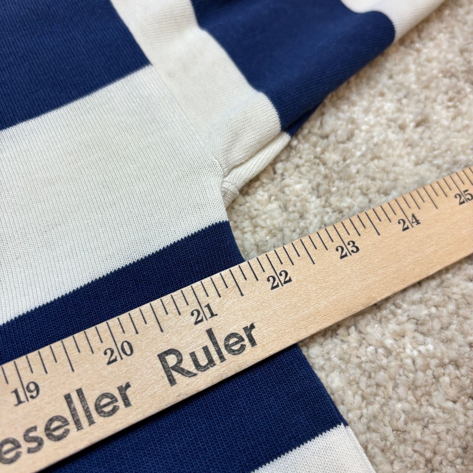 Hunt Club × Vintage Vintage Hunt Club JC Penney Rugby Striped Polo Shirt Men's L Size US L / EU 52-54 / 3 - 6 Thumbnail