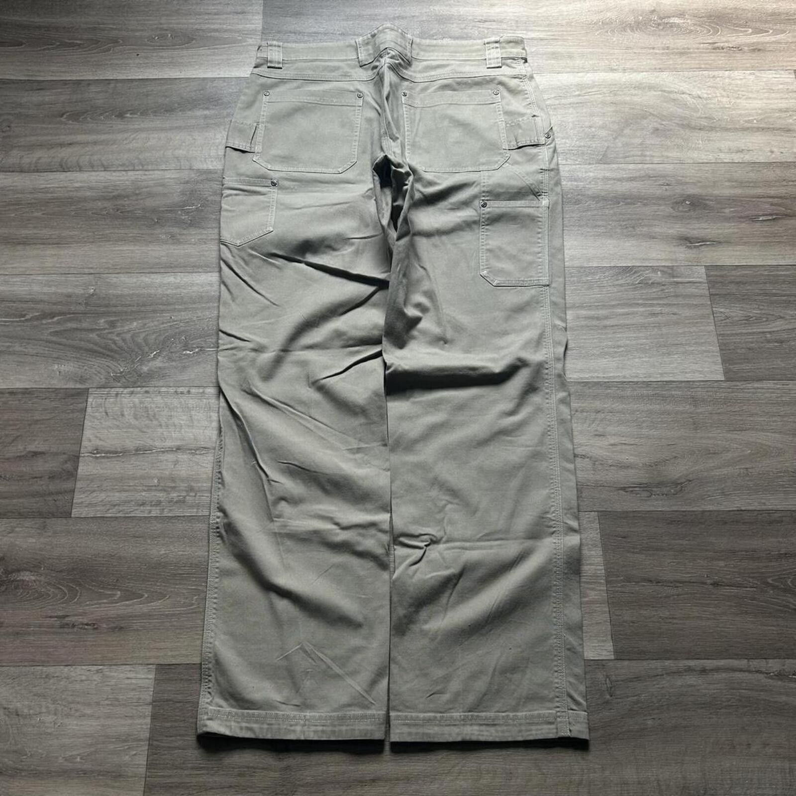Duluth Trading Company Vintage y2k Tan Brown Khaki Carpenter Pants Jeans 38x36 Size US 38 / EU 54 - 1 Thumbnail