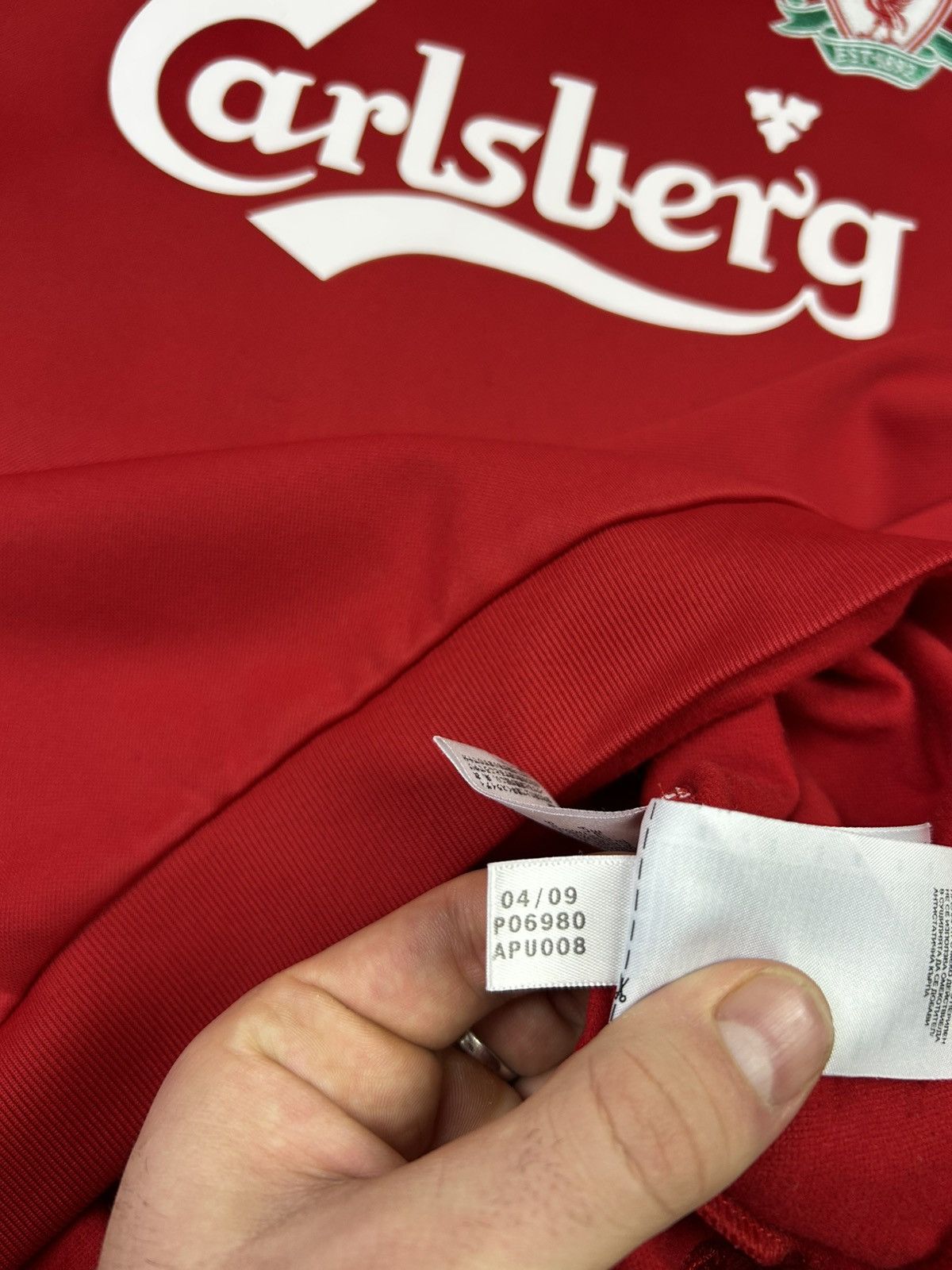 Adidas Vintage Adidas Liverpool Football Sweatshirt Soccer Red Size US L / EU 52-54 / 3 - 13 Thumbnail