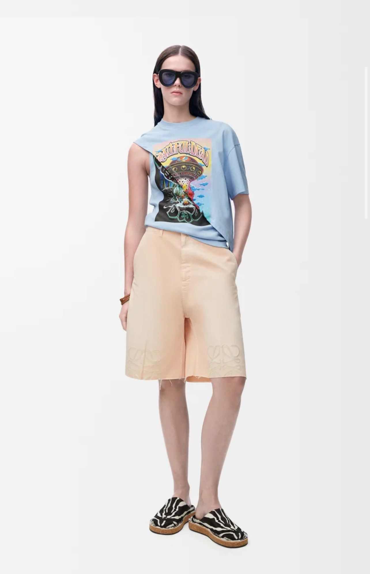 Grateful Dead × Loewe Loewe Grateful Dead Paula’s Ibiza Draped Top In Cotton Size S / US 4 / IT 40 - 2 Thumbnail
