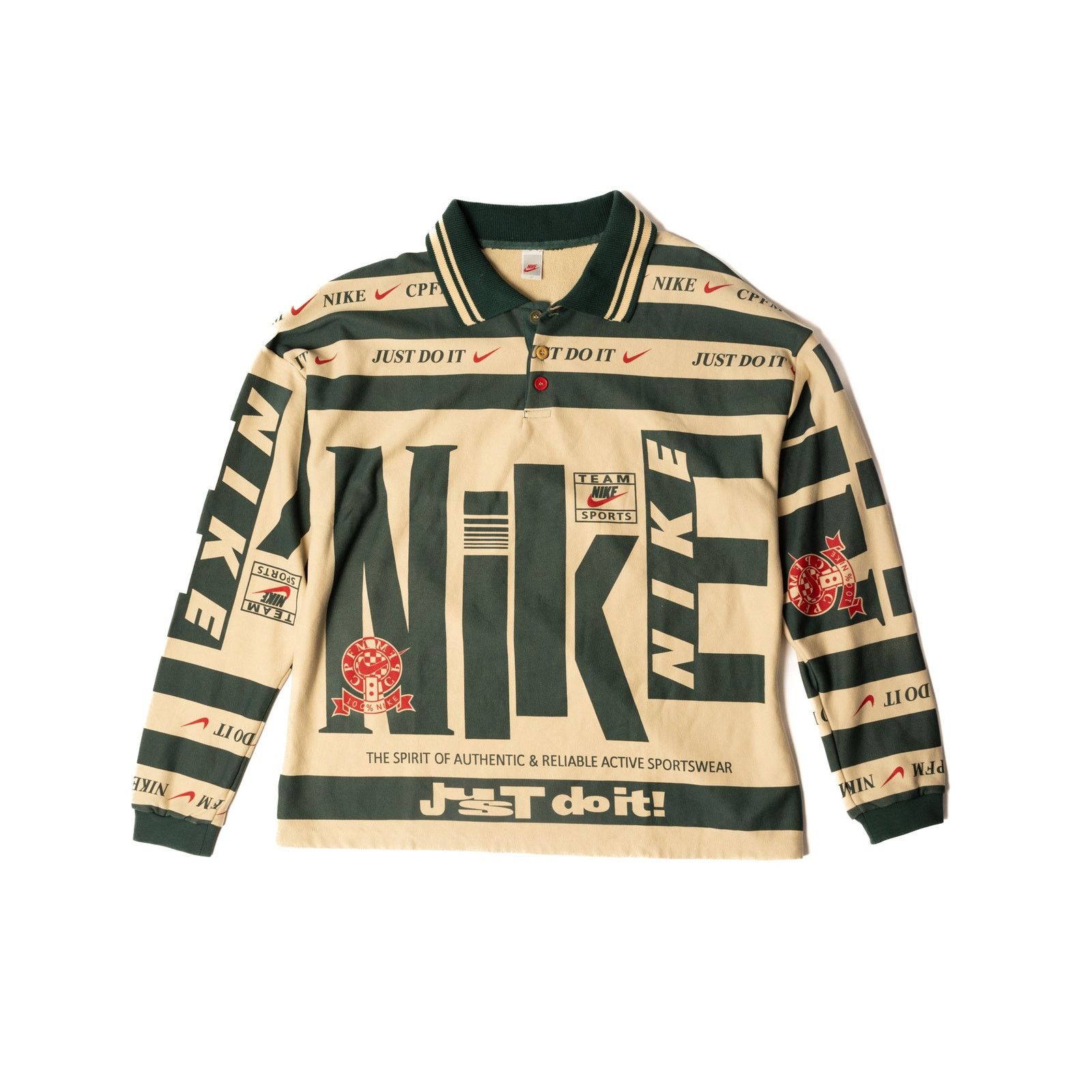 Cactus Plant Flea Market CPFM SS21 Nike Rugby Polo Pullover Size US L / EU 52-54 / 3 - 1 Thumbnail