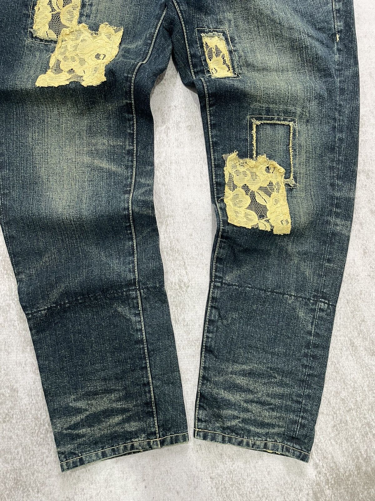 Issey Miyake 2000s Somari japan hight waistdenim pants kapitalstyle Size US 32 / EU 48 - 3 Thumbnail