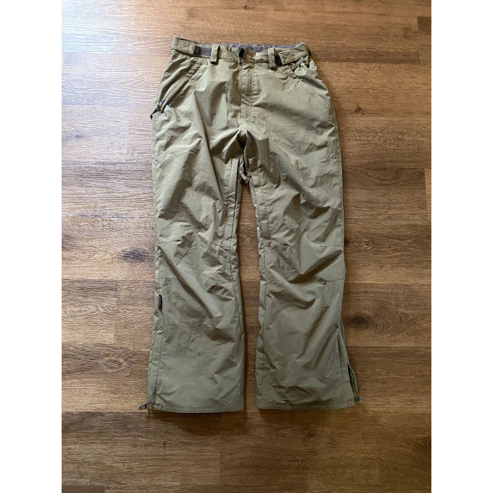 Olive Green Turbine Snow Pants