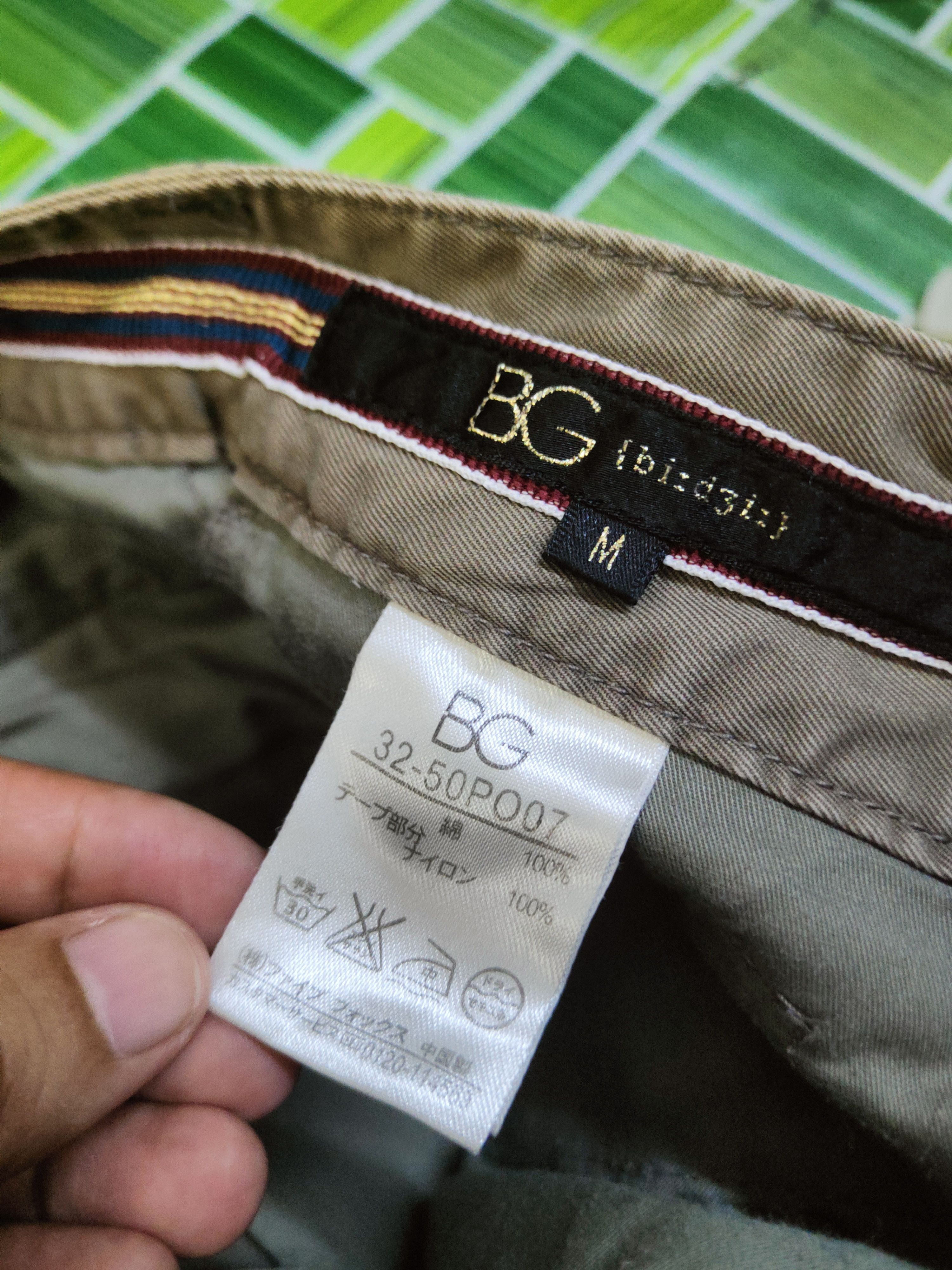 Japanese Brand DL BG Olive Faded Multipocket Cargo Pants #46-021 Size US 32 / EU 48 - 12 Thumbnail
