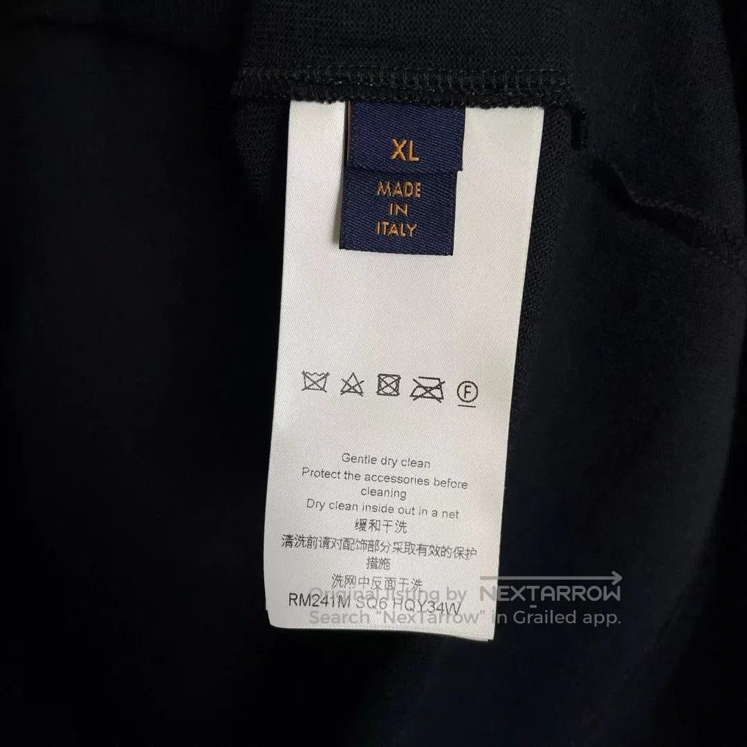 Louis Vuitton LV Rhinestone Letter Round Neck Sweater. Size US XL / EU 56 / 4 - 8 Thumbnail