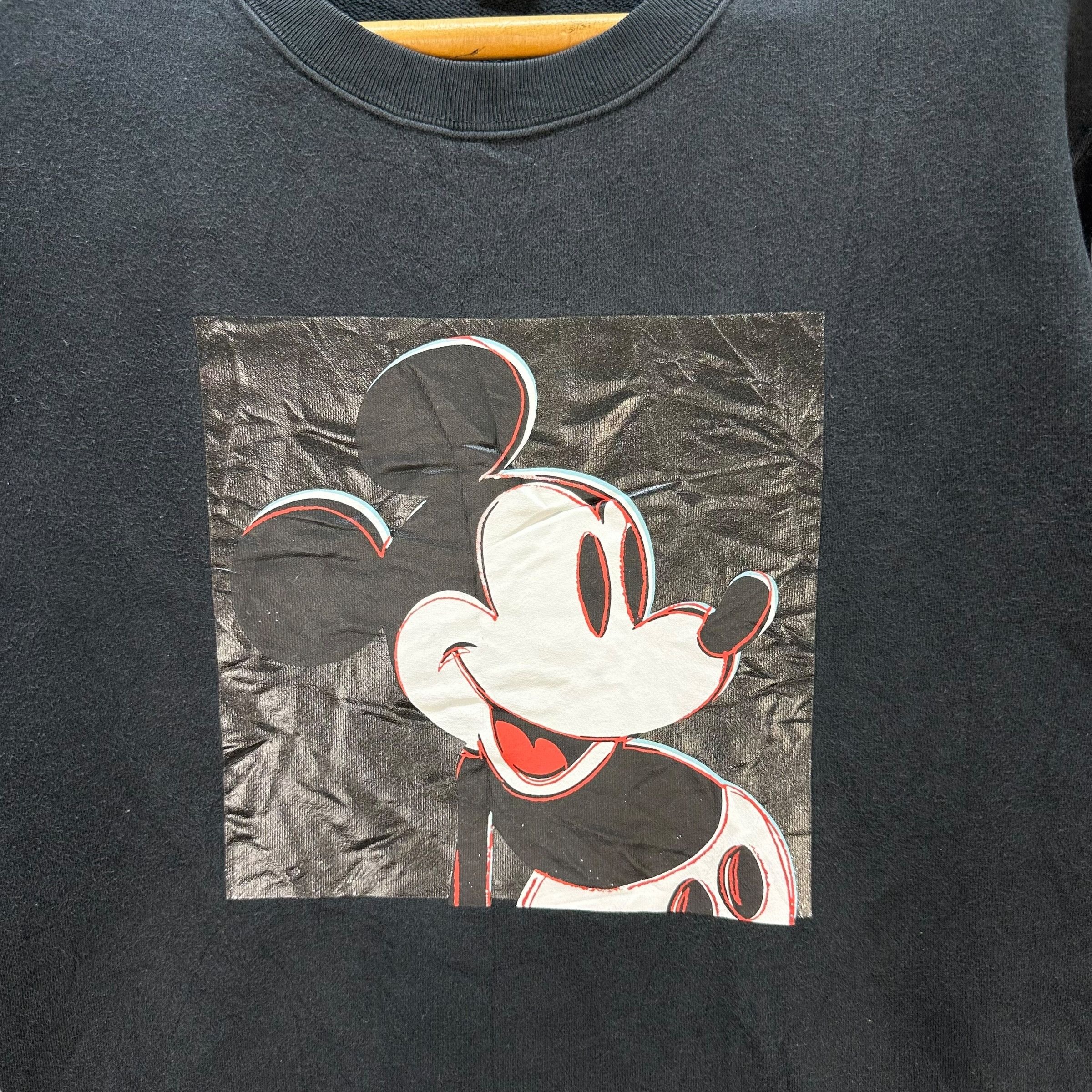 Andy Warhol Andy Warhol Mickey Mouse Graphic Print Sweatshirt #A1-0005 Size US L / EU 52-54 / 3 - 3 Thumbnail