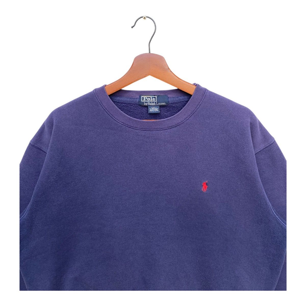 Polo Ralph Lauren × Vintage Vintage Polo Ralph Lauren Sweatshirt Small Pony Crewneck Size US L / EU 52-54 / 3 - 2 Thumbnail