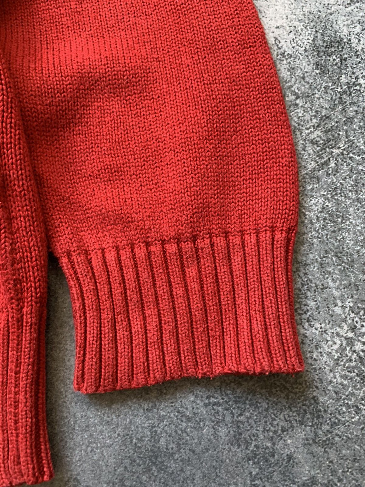 Polo Ralph Lauren × Vintage Vintage Polo Ralph Lauren Zip 1/4 Sweater Old Money Y2K Size US XL / EU 56 / 4 - 4 Thumbnail