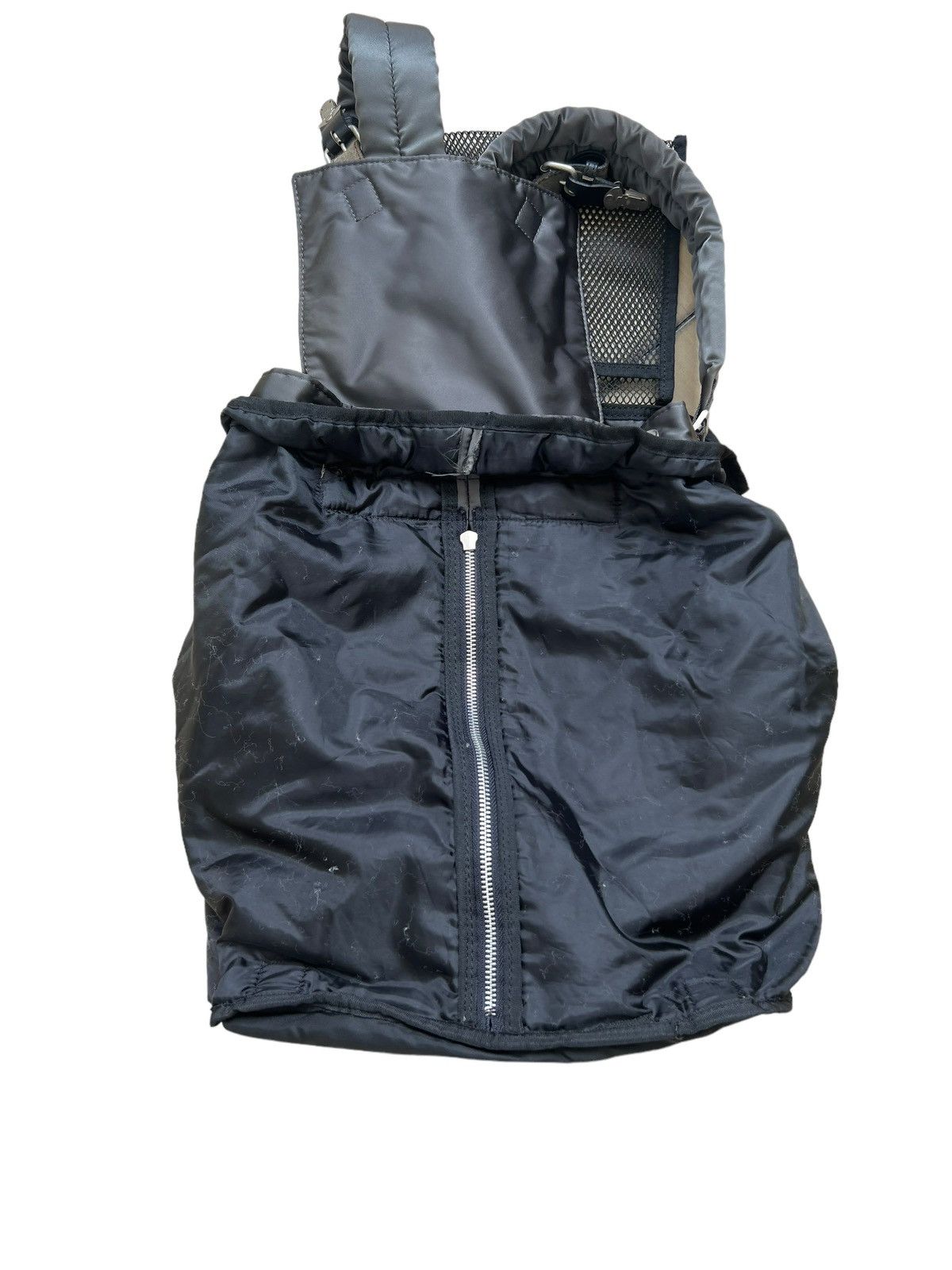 Vintage A.I.P Japan Grey Tactical Nylon Tanker Backpack Size ONE SIZE - 16 Thumbnail