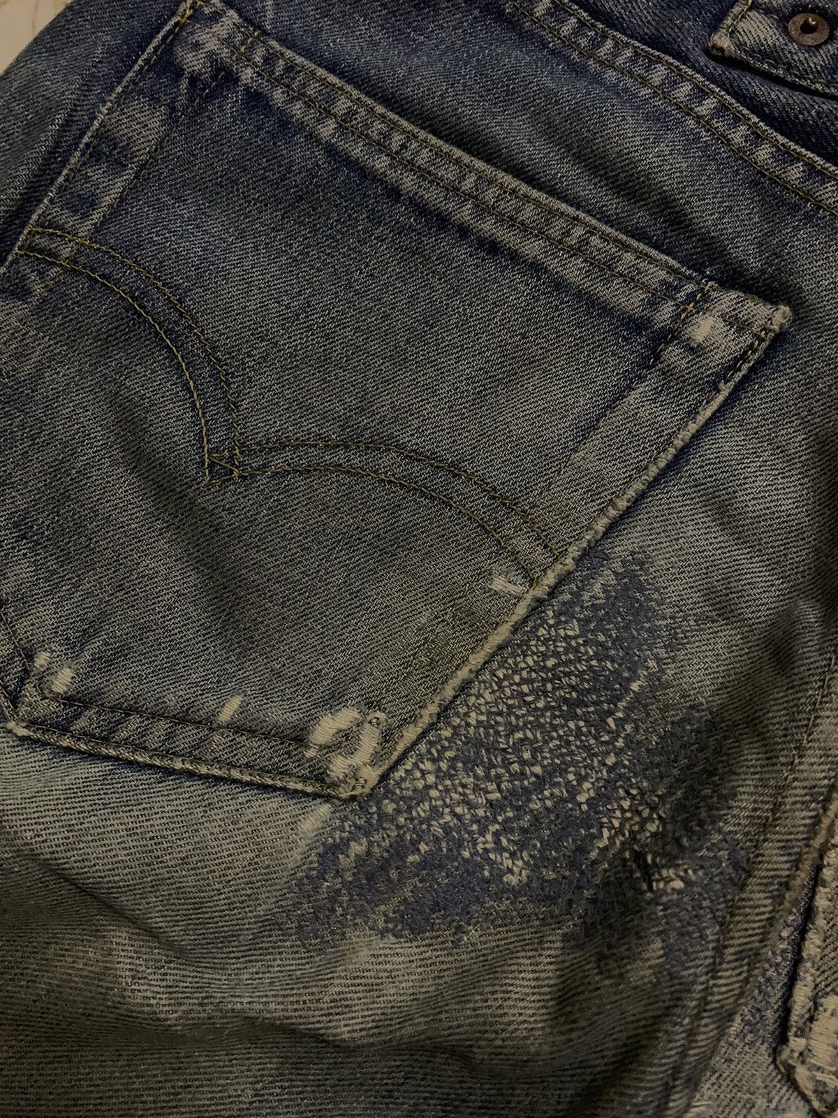 Levi's Vintage Clothing 💥Vintage Japan Levi’s Kurt Cobain Buckle Back Denim Size US 29 - 8 Thumbnail