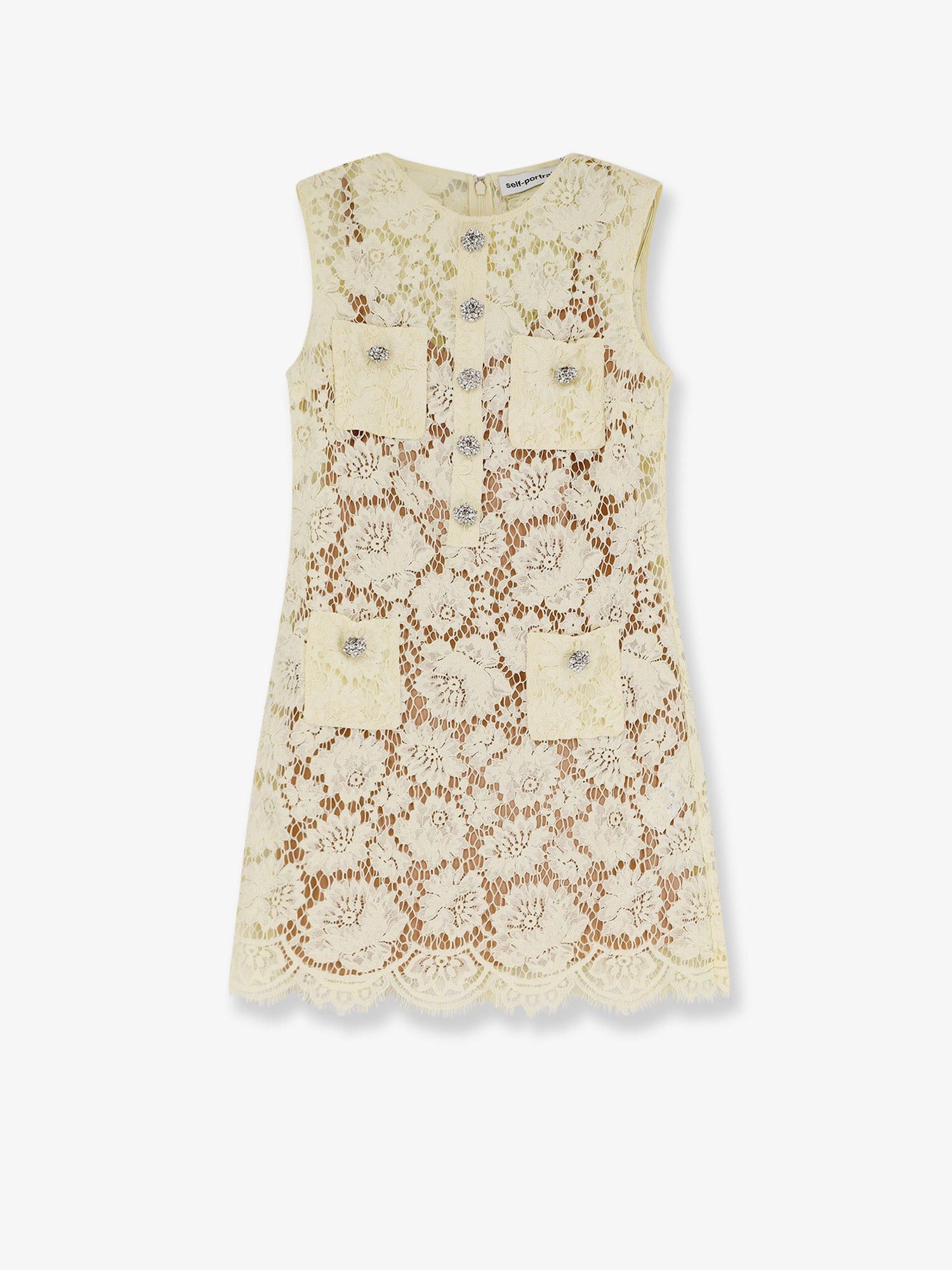 Self-Portrait Lace Mini Dress Size M / US 6-8 / IT 42-44 - 1 Thumbnail