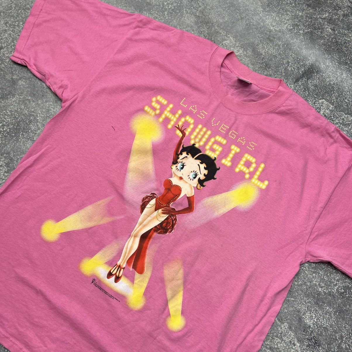 Cartoon Network Vintage Betty Boop 2001 Big Logo Las vegas cartoon tee Size US XL / EU 56 / 4 - 2 Thumbnail