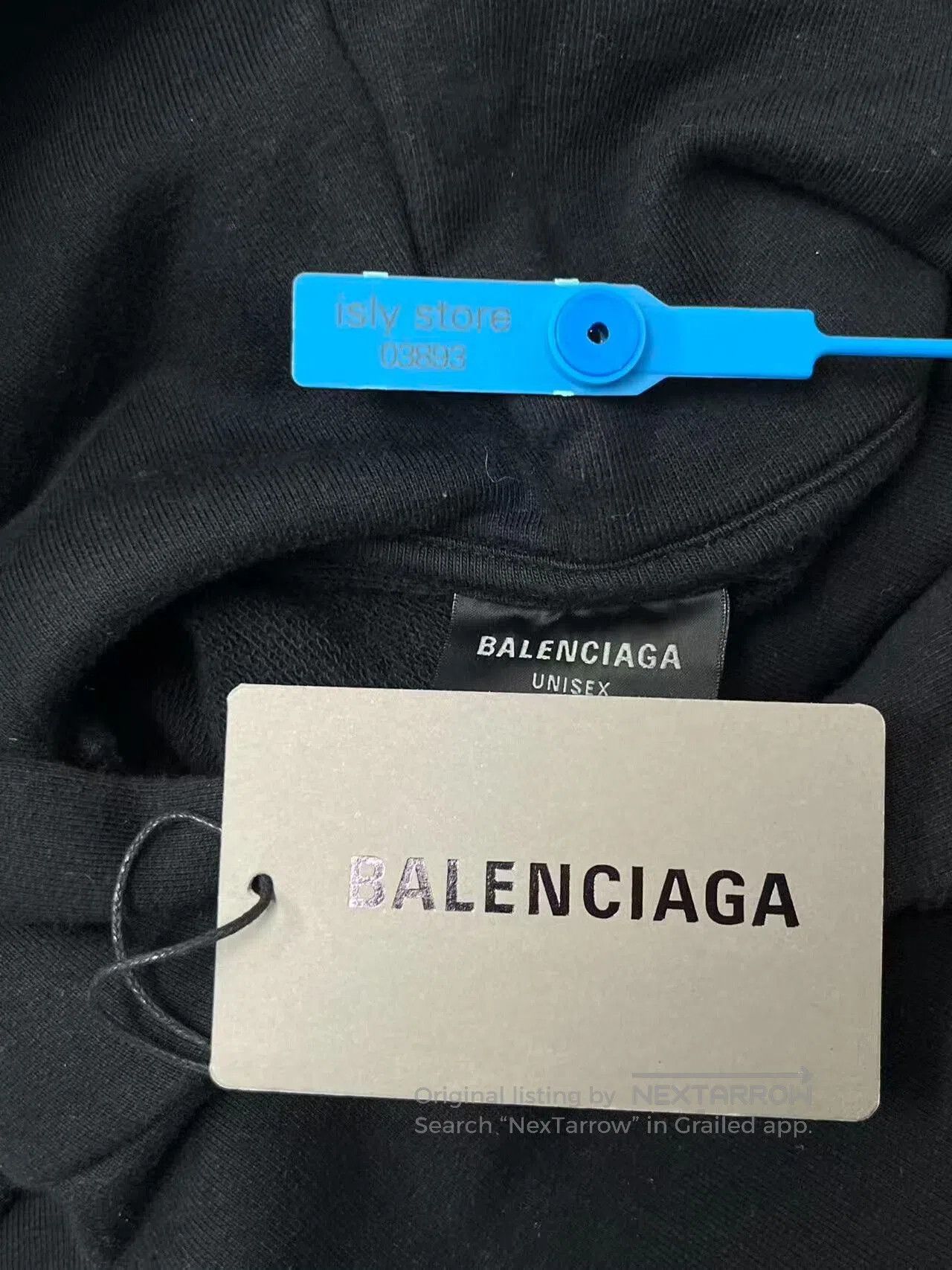 Balenciaga balenciaga logo print hooded sweatshirt black. Size US M / EU 48-50 / 2 - 4 Thumbnail
