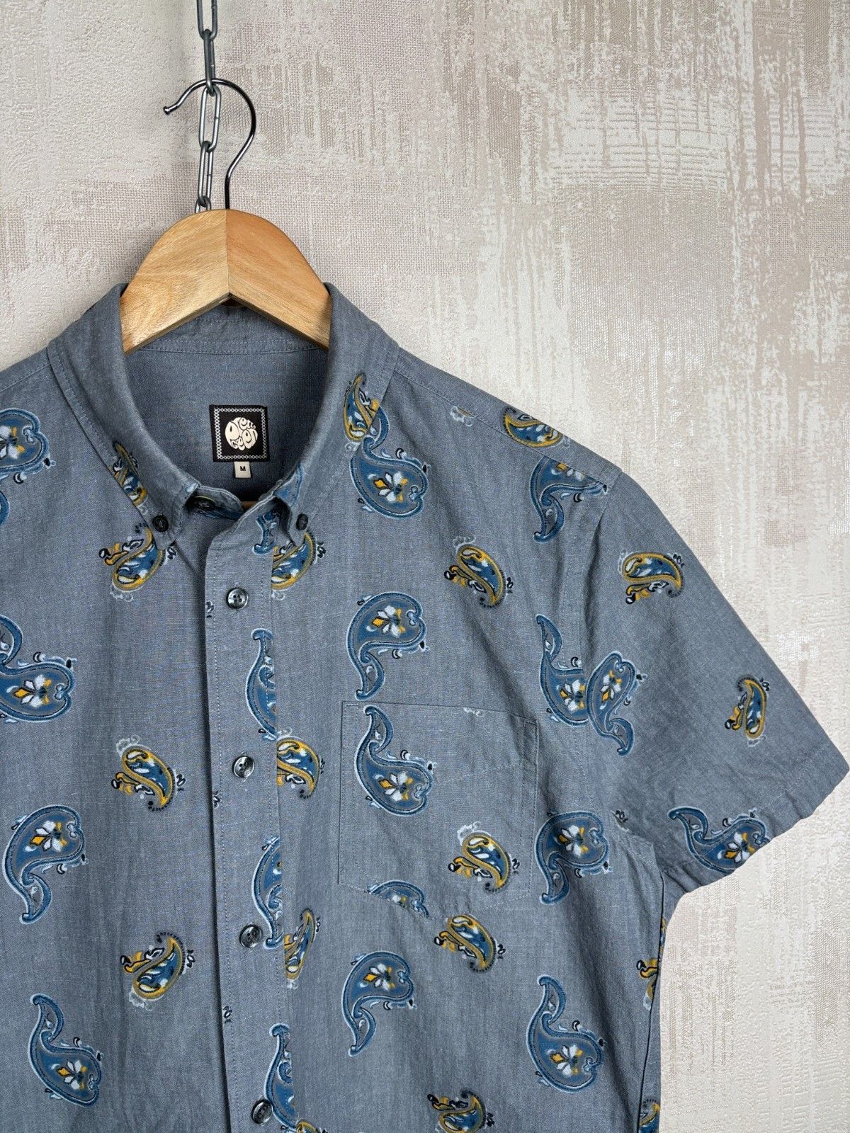 Pretty Green Pretty Green Paisley Short Sleeve Shirt Size M Size US M / EU 48-50 / 2 - 5 Thumbnail
