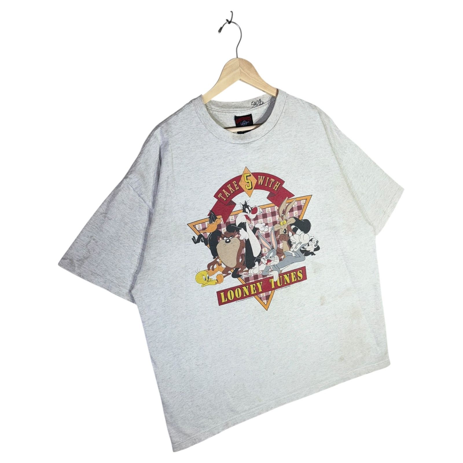 Vintage Vintage Looney Tunes Take 5 T-Shirt XXL Size US XXL / EU 58 / 5 - 4 Thumbnail