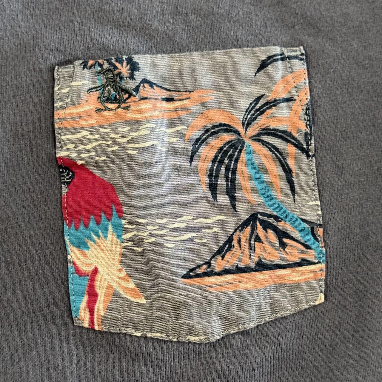 Original Penguin Penguin Tropical Pocket Tee Casual Summer T-Shirt Men's L Size US L / EU 52-54 / 3 - 3 Thumbnail