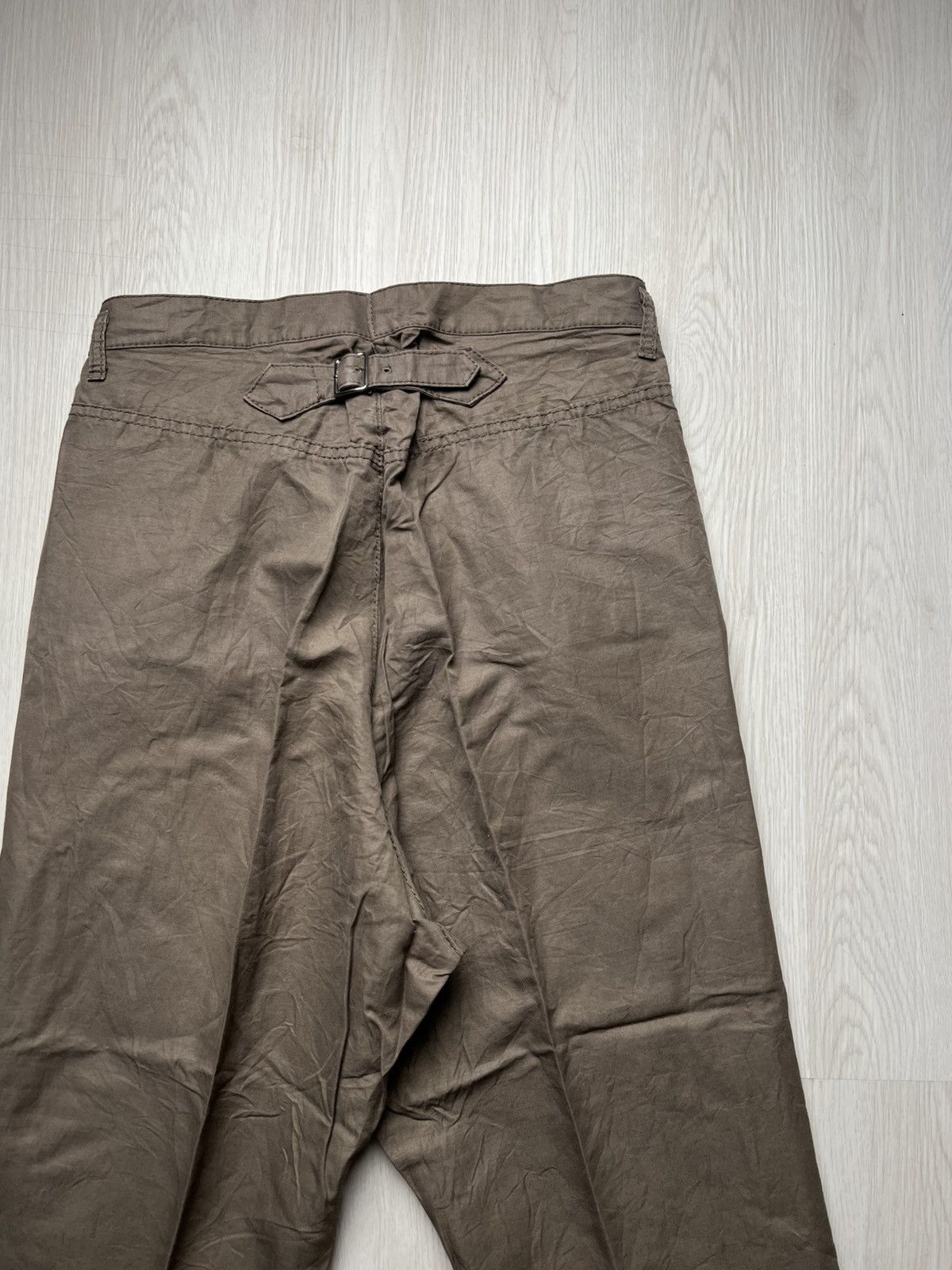 Comme des Garcons Tricot Comme Des Garcons Drop Crotch Buckle Back Pants Size US 29 - 4 Thumbnail