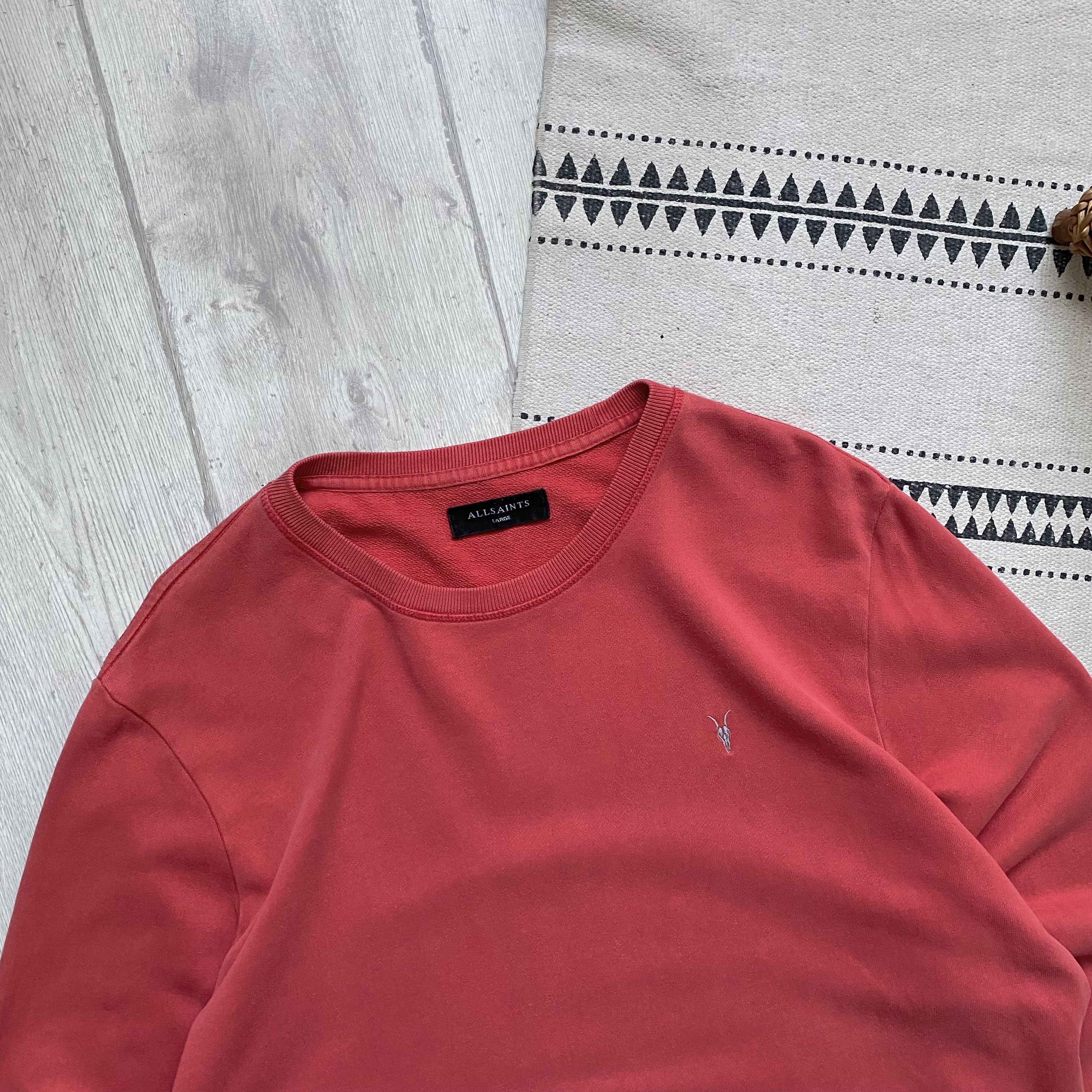 Allsaints 🍓Vintage Allsaint sweatshirt mini logo Size US L / EU 52-54 / 3 - 2 Thumbnail