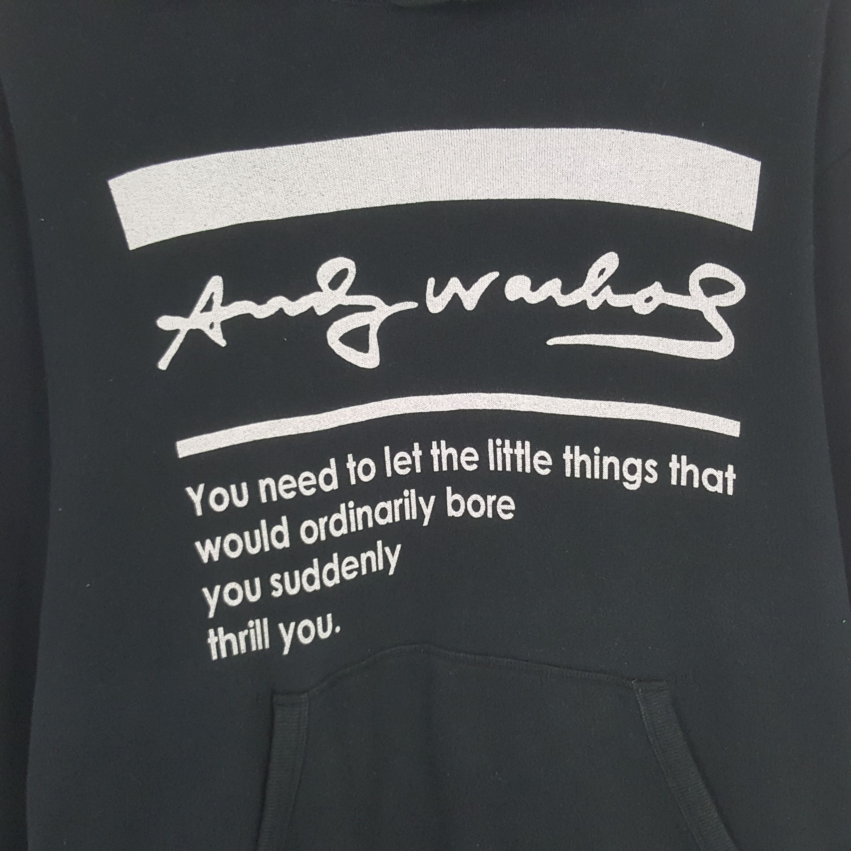 Andy Warhol × Vintage Vintage Andy Warhol Sweatshirt Hoodies Size US L / EU 52-54 / 3 - 2 Thumbnail