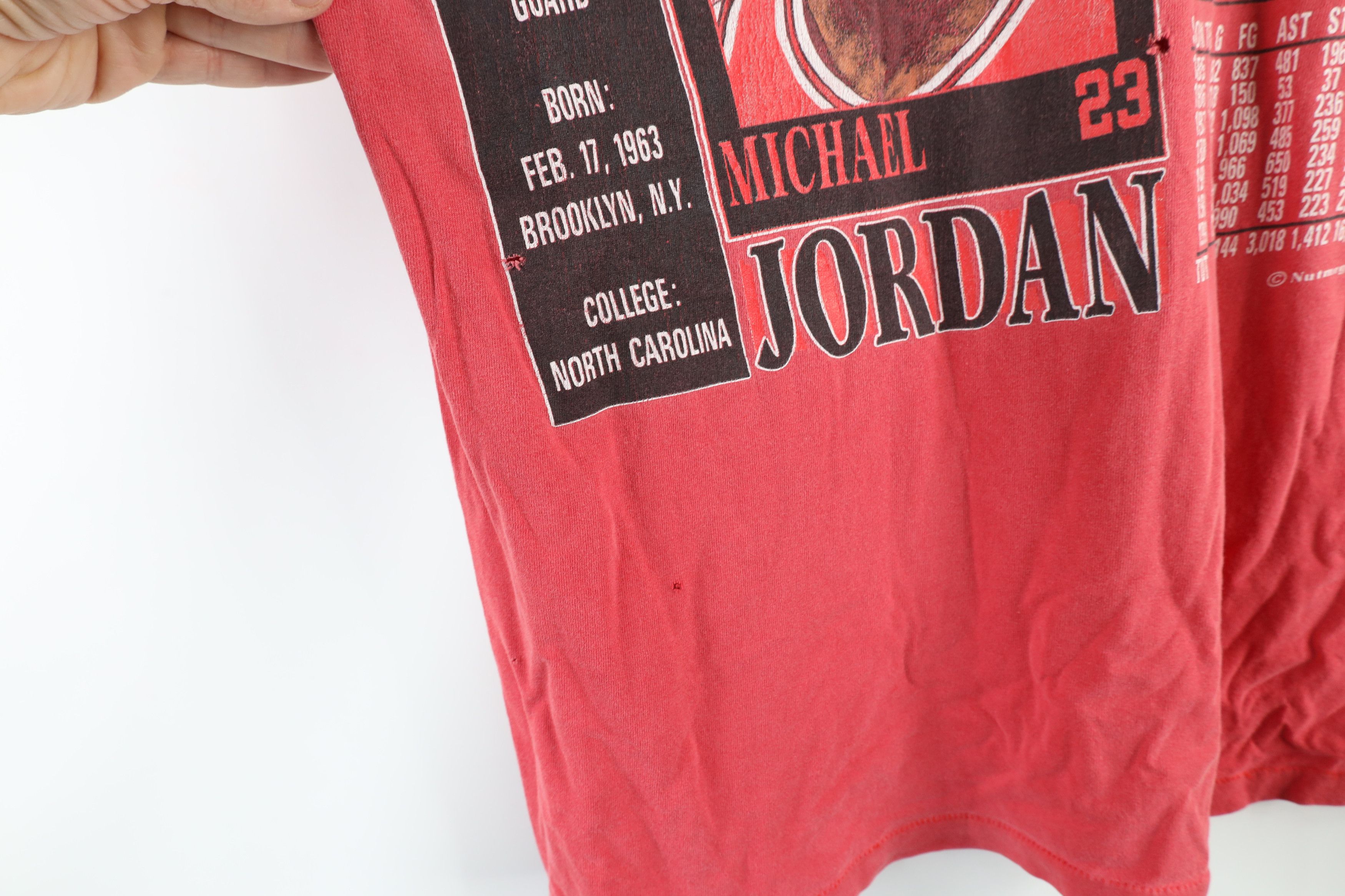 Vintage Vintage 90s Jordan Chicago Bulls Basketball T-Shirt USA Size US M / EU 48-50 / 2 - 10 Thumbnail