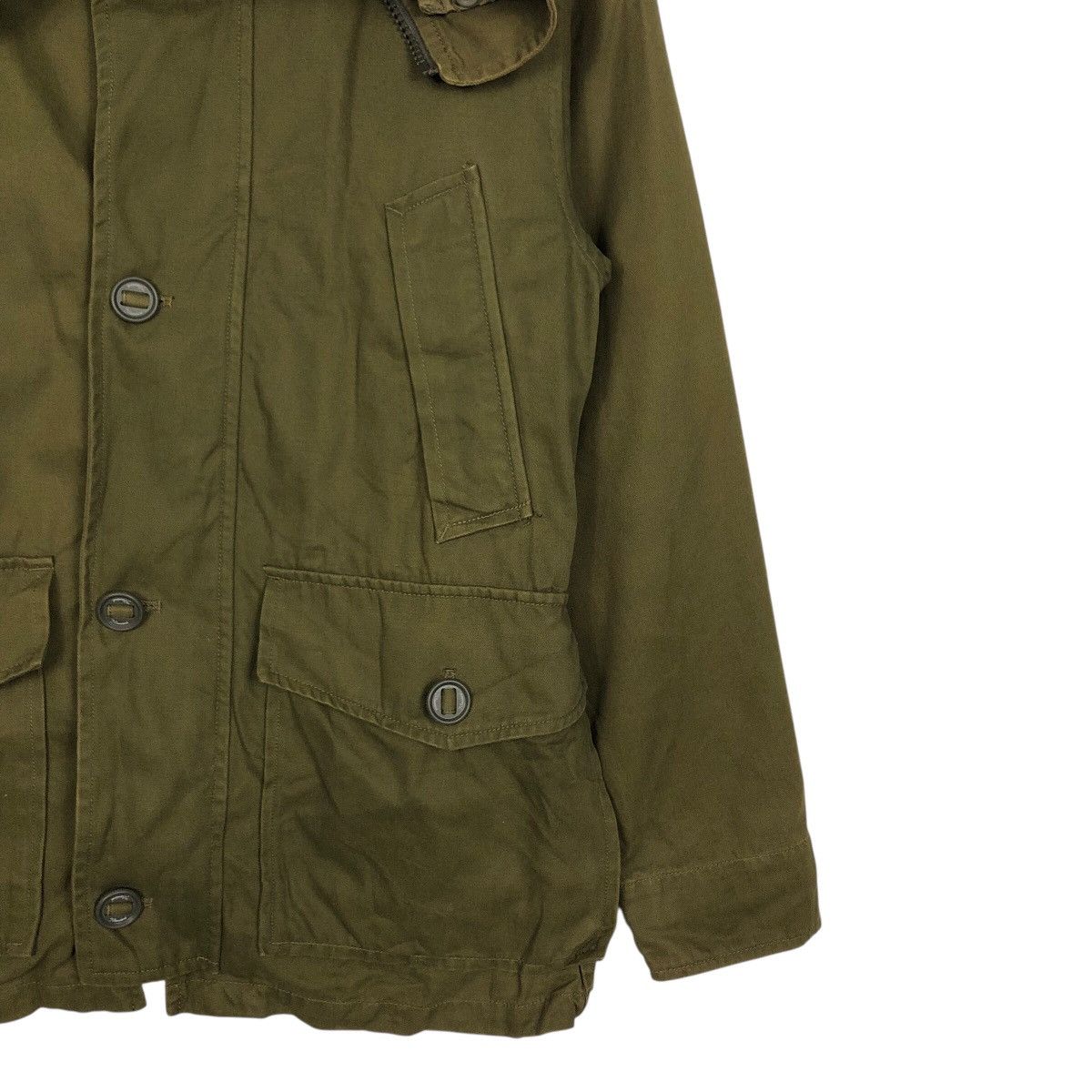 Japanese Brand 🔥 JOURNAL STANDARD Sherpa-Lined Hooded M-65 Field Jacket Size US M / EU 48-50 / 2 - 6 Thumbnail