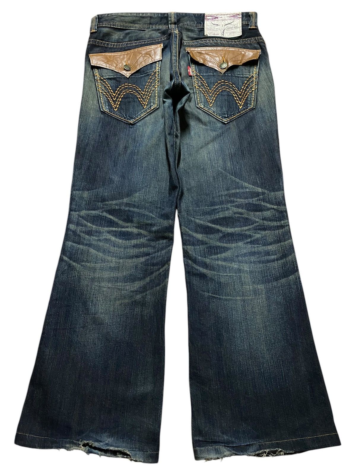 Edwin Vintage Japanese Brand Edwin 431 XVS Flare Jeans Size US 35 - 2 Thumbnail