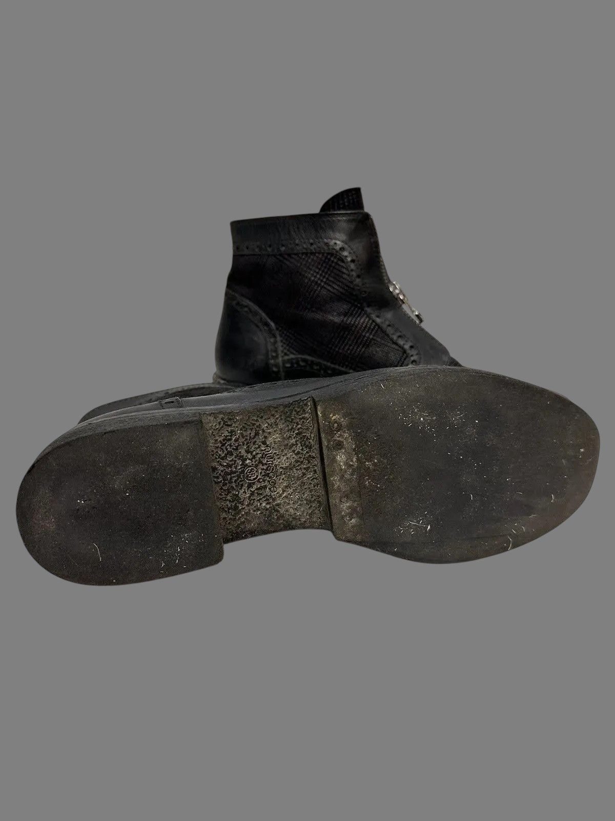 MoMA Avantgarde Guidi Leather Patchwork Boots Rare Japan Rick Goa Size US 8 / IT 38 - 9 Thumbnail