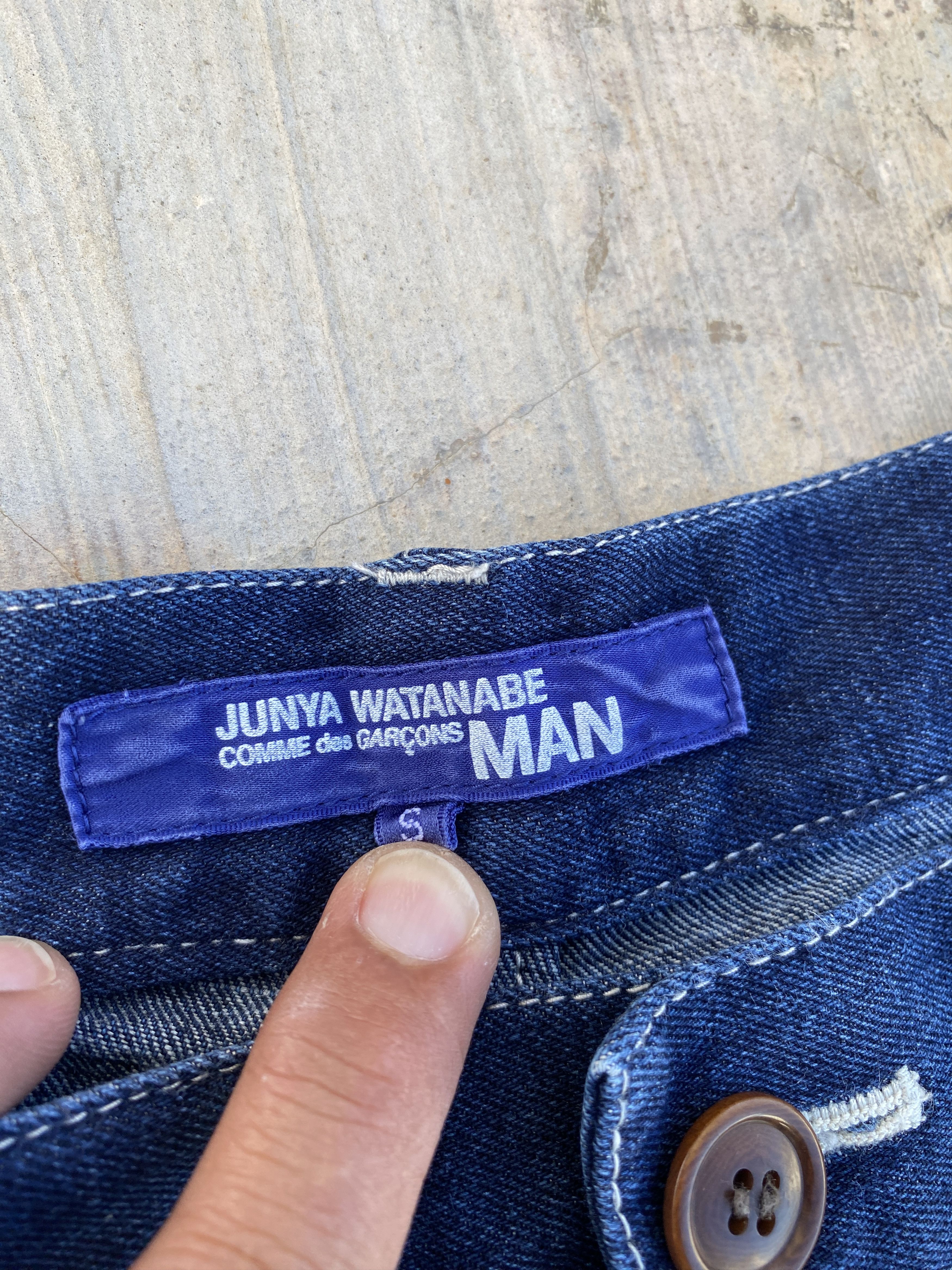Comme des Garcons × Junya Watanabe Comme des Garcons MAN Indigo Pants Size US 33 - 12 Thumbnail