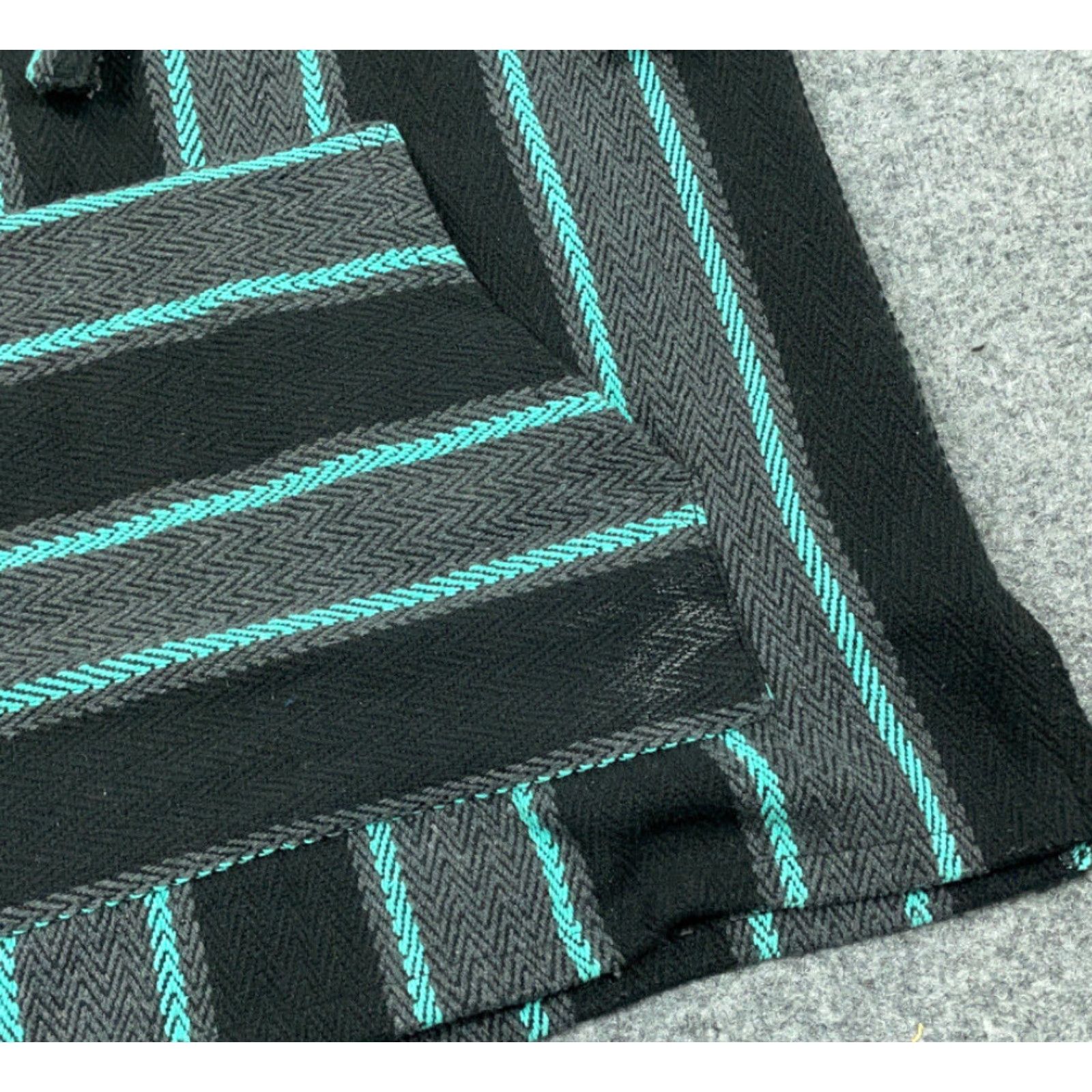 Vintage VTG 90s Black Green Rasta Hoodie Poncho Adult Medium Drug Rug Hippie Festival Senor Lopez Size US M / EU 48-50 / 2 - 4 Thumbnail